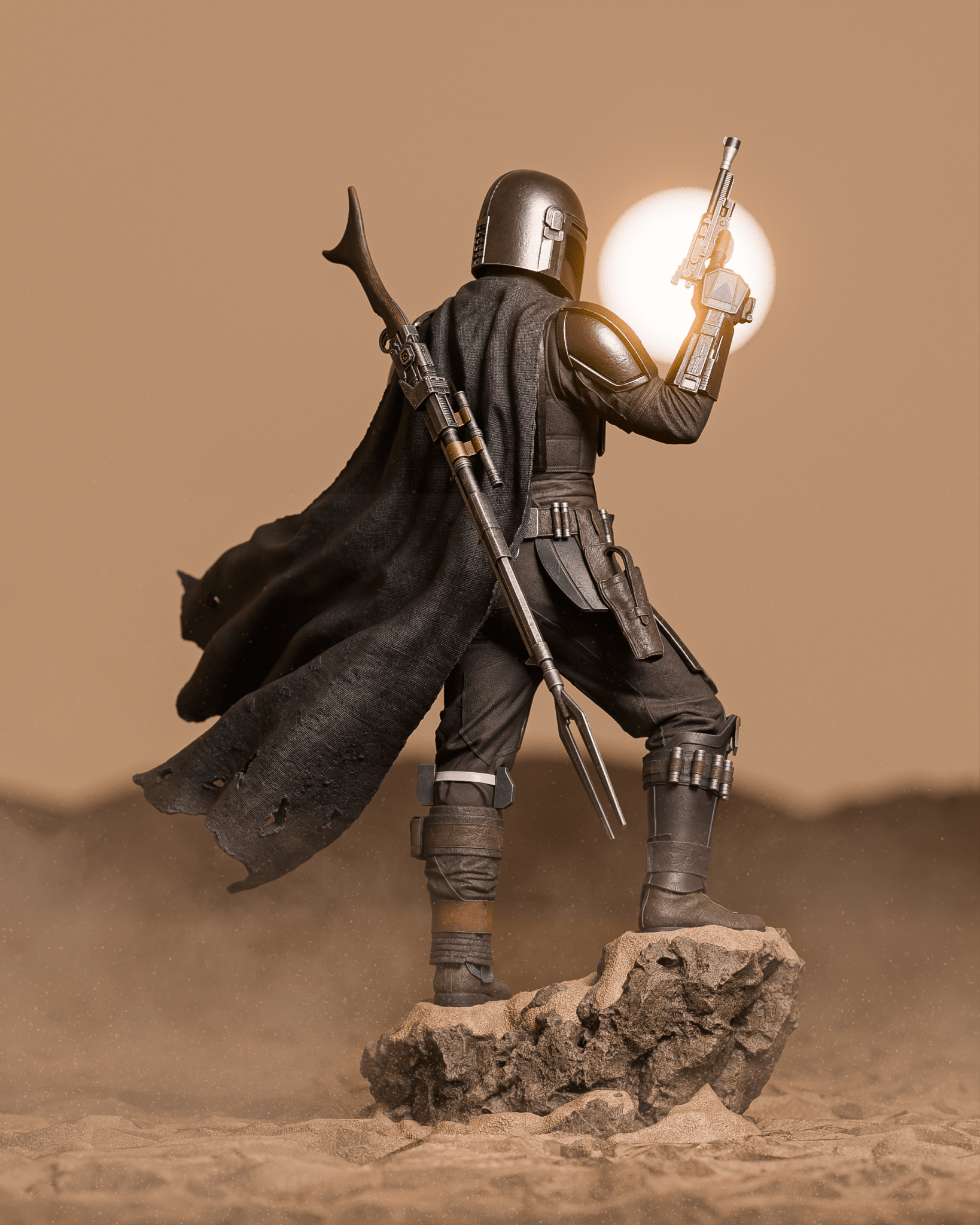 The Mandalorian - CA 3D Studios - Dark Forge Arts