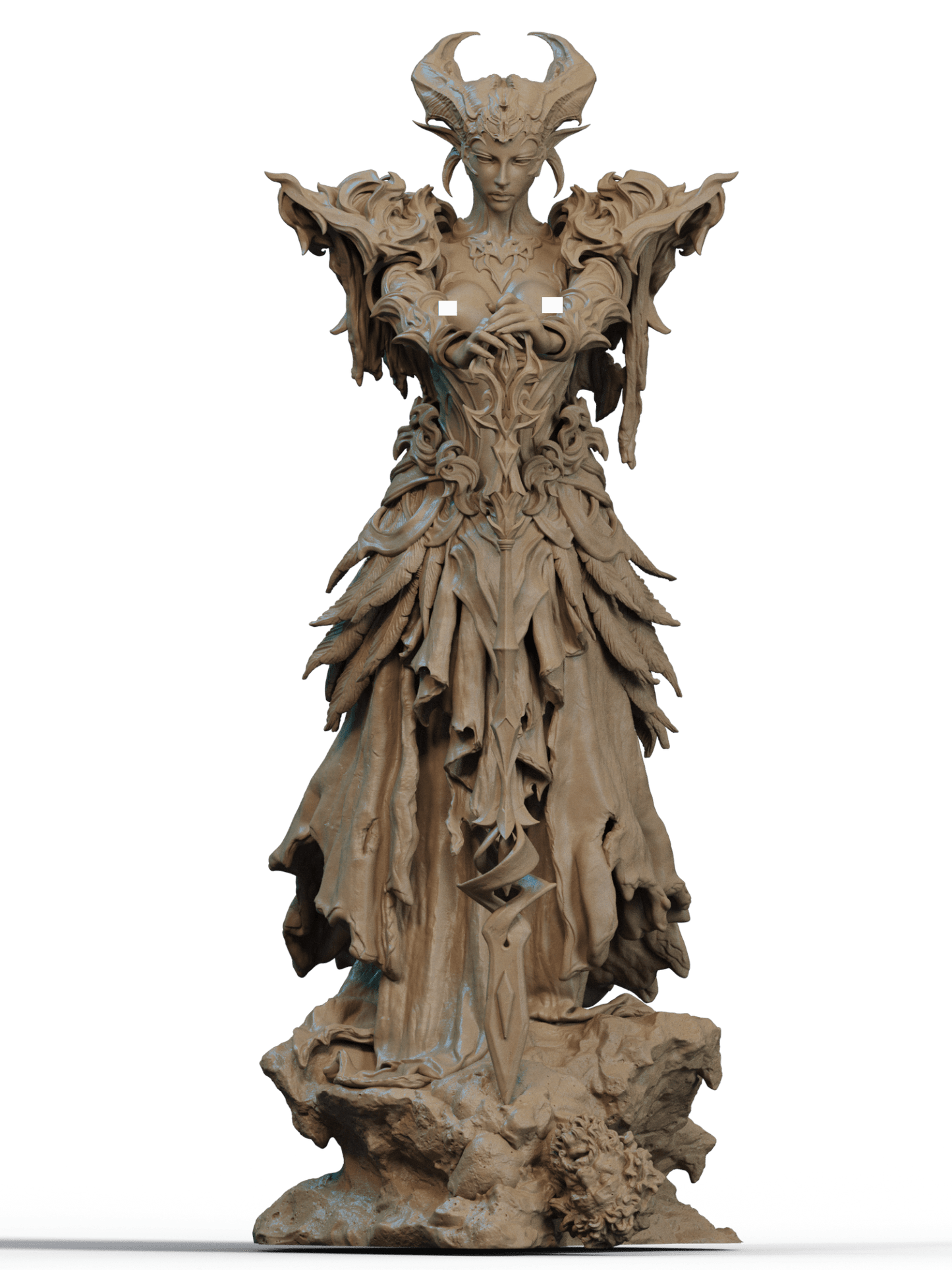 The Queen of the Ashen Vale - CA 3D Studios - Dark Forge Arts