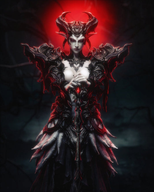 The Queen of the Ashen Vale - CA 3D Studios - Dark Forge Arts