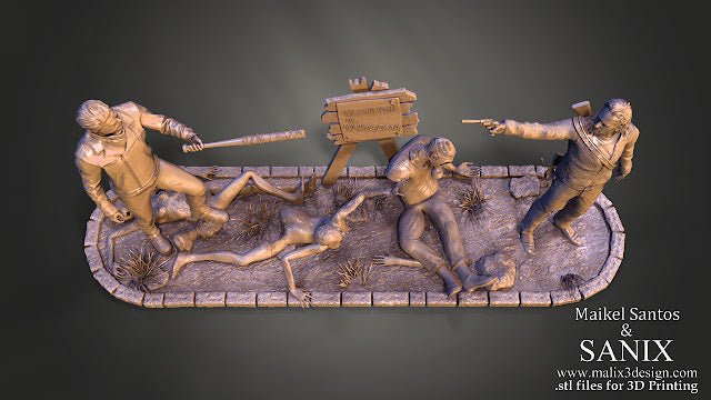 The Walking Dead - Sanix3D - Dark Forge Arts