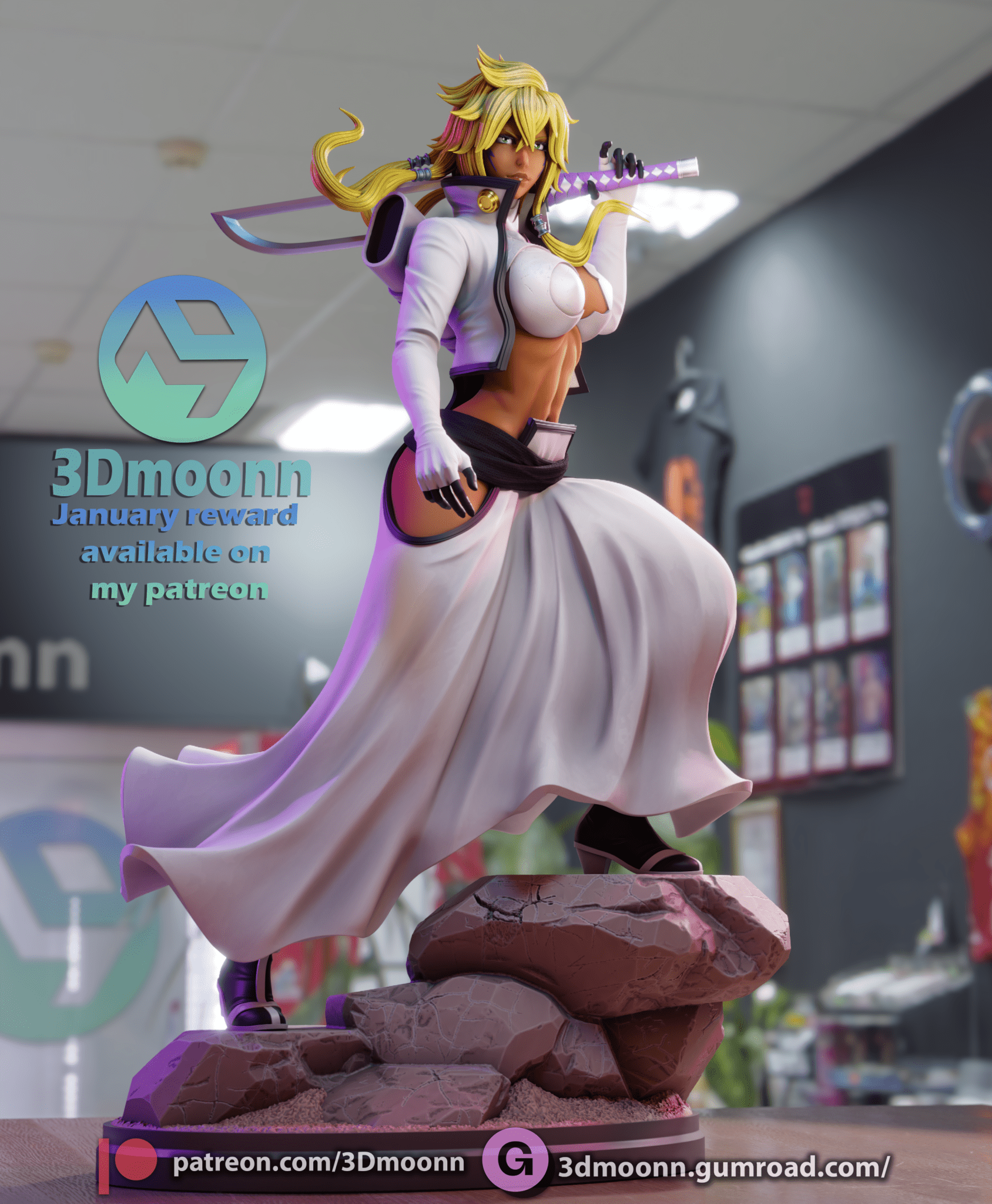 Tier Harribel - 3DMoonn - Dark Forge Arts