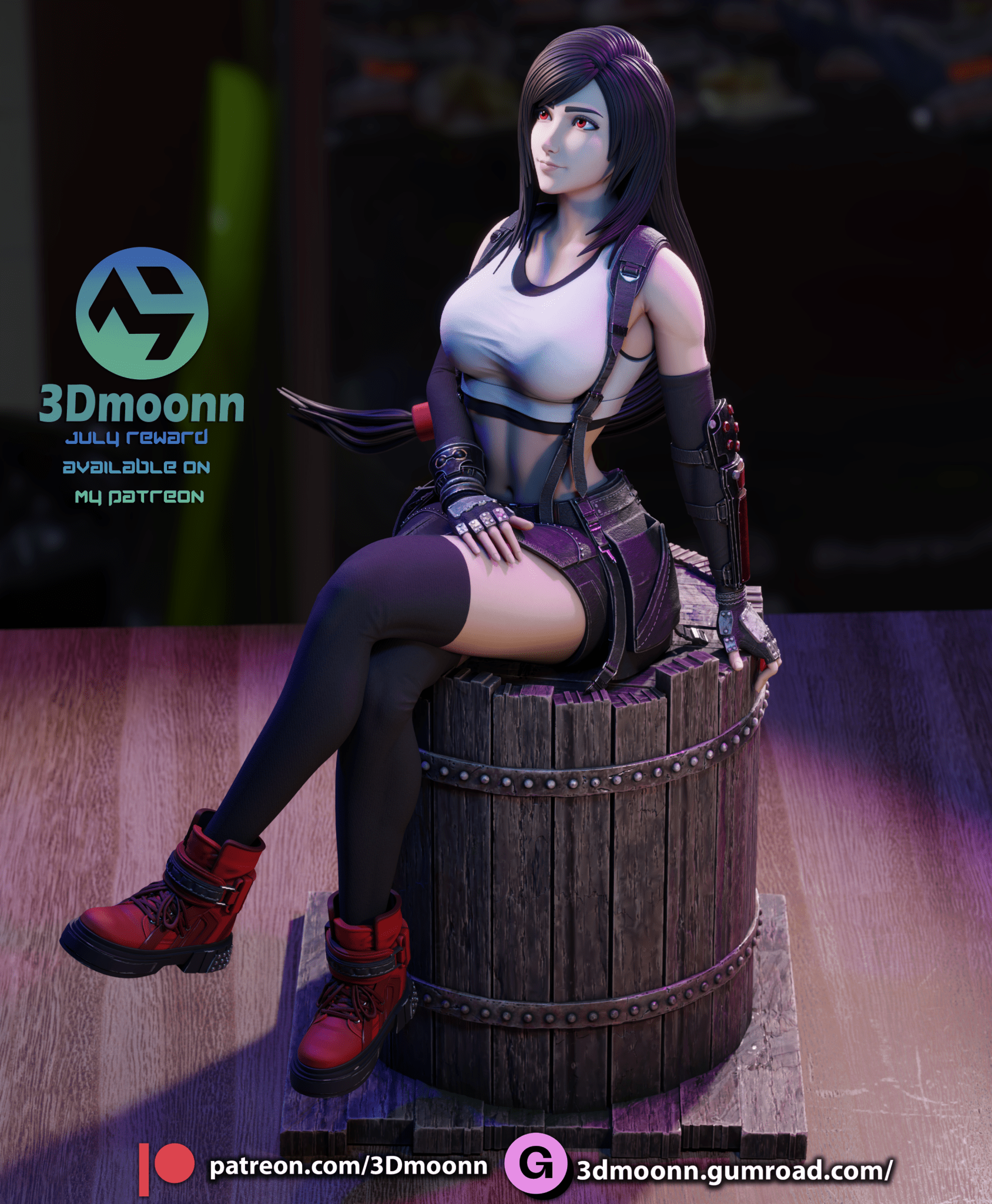 Tifa - 3DMoonn - Dark Forge Arts
