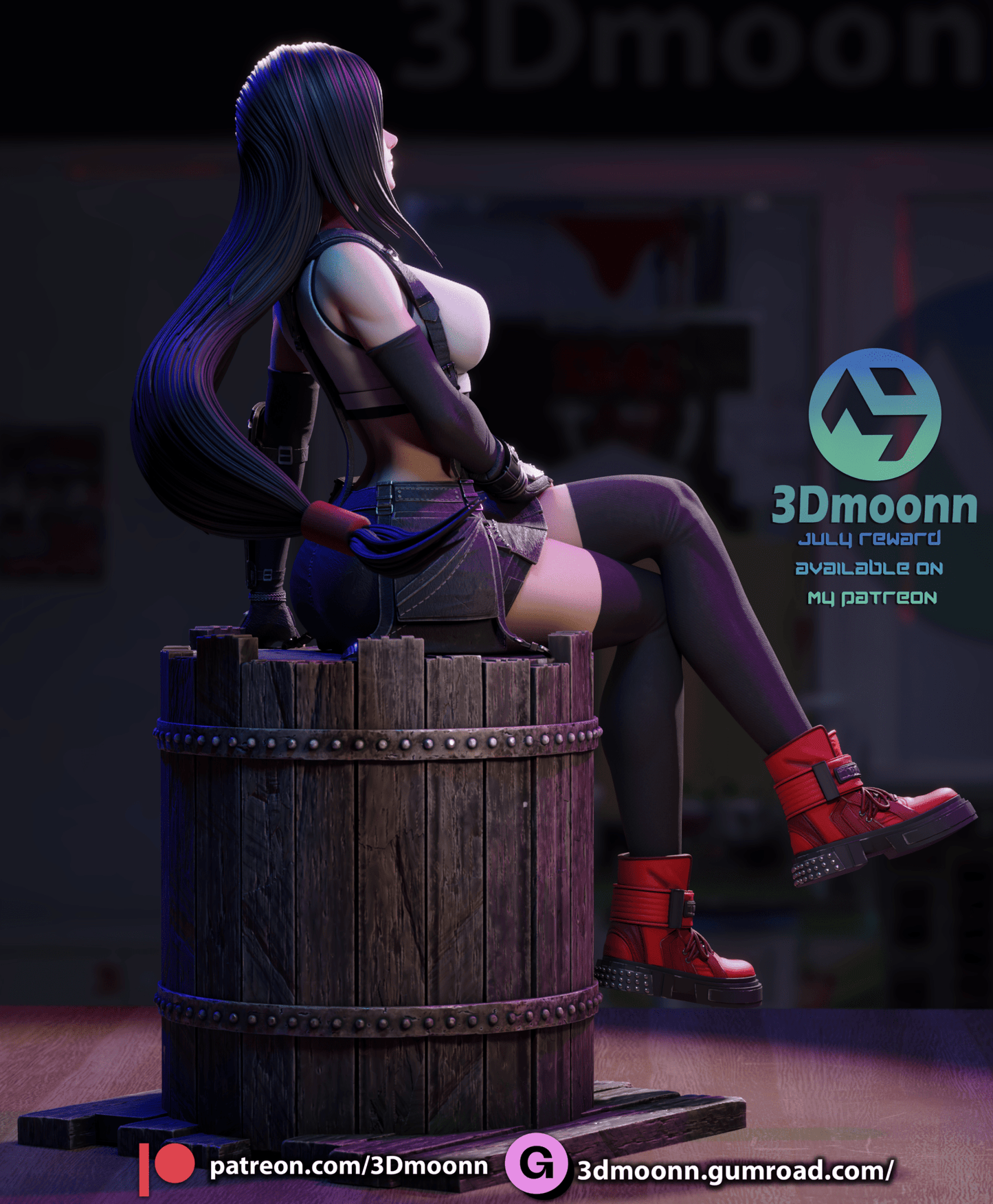 Tifa - 3DMoonn - Dark Forge Arts