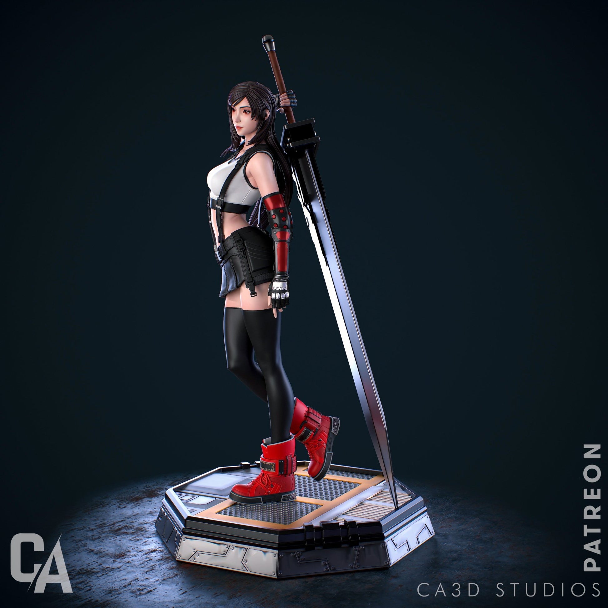 TIfa Lockhart - CA 3D Studios - Dark Forge Arts