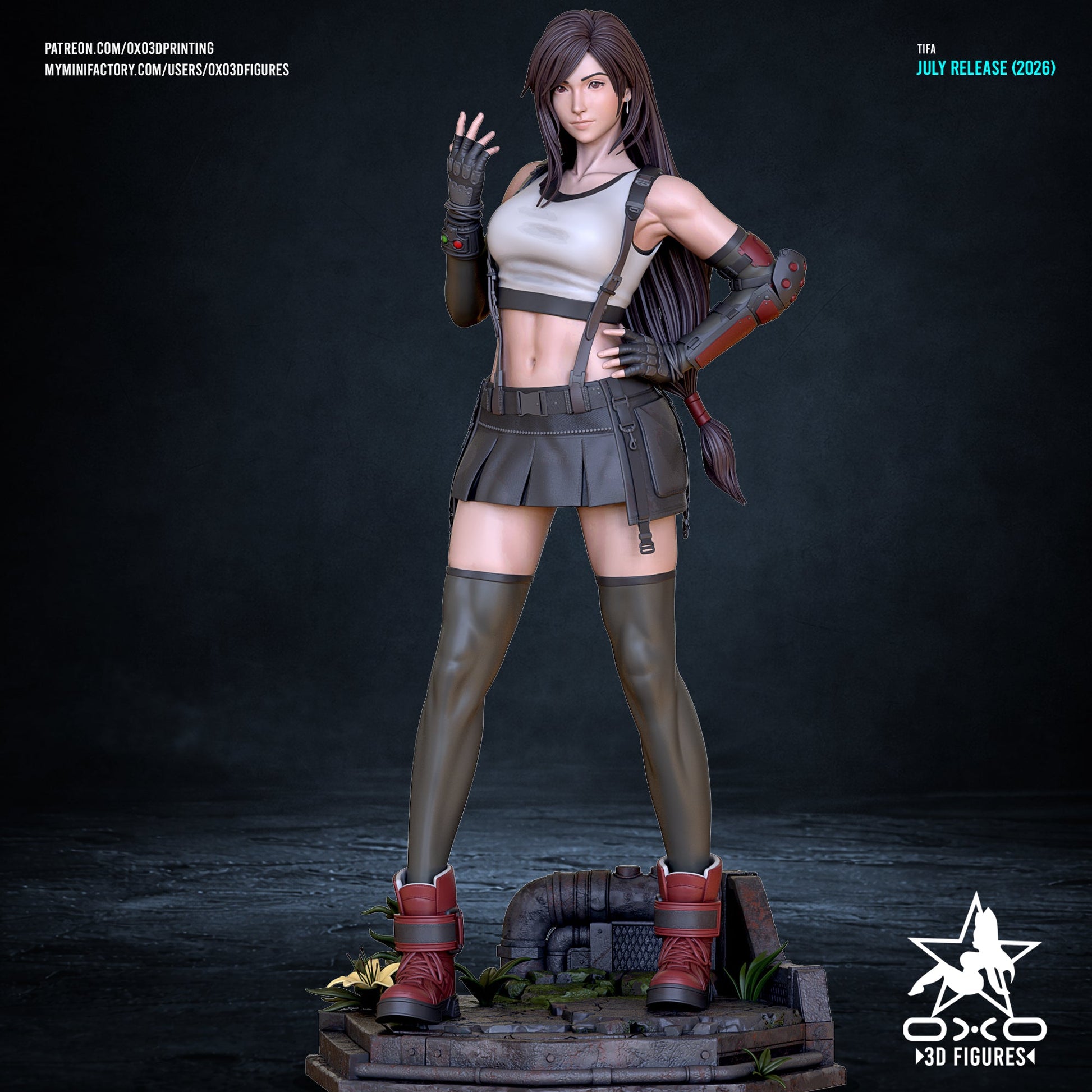 Tifa Lockhart - OXO3D - Dark Forge Arts