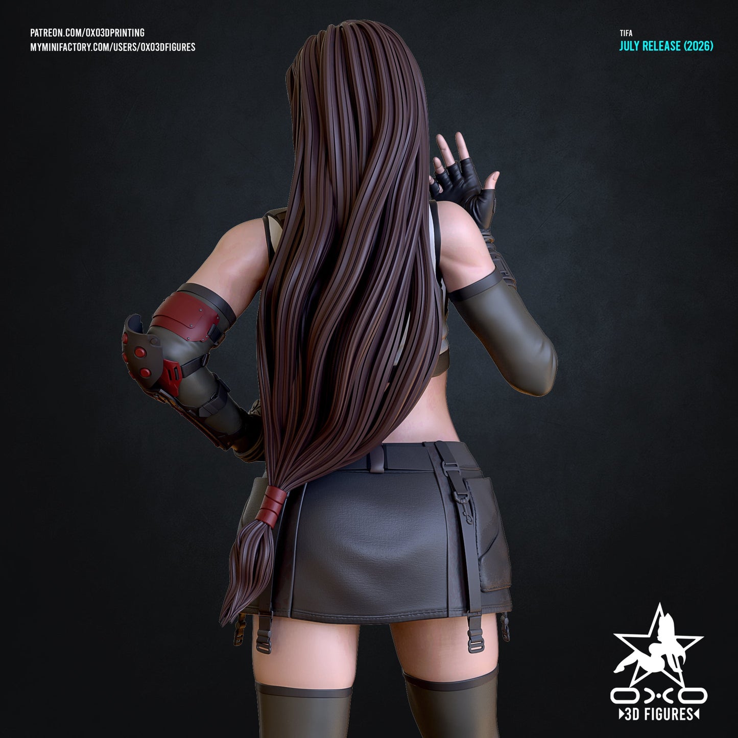 Tifa Lockhart - OXO3D - Dark Forge Arts
