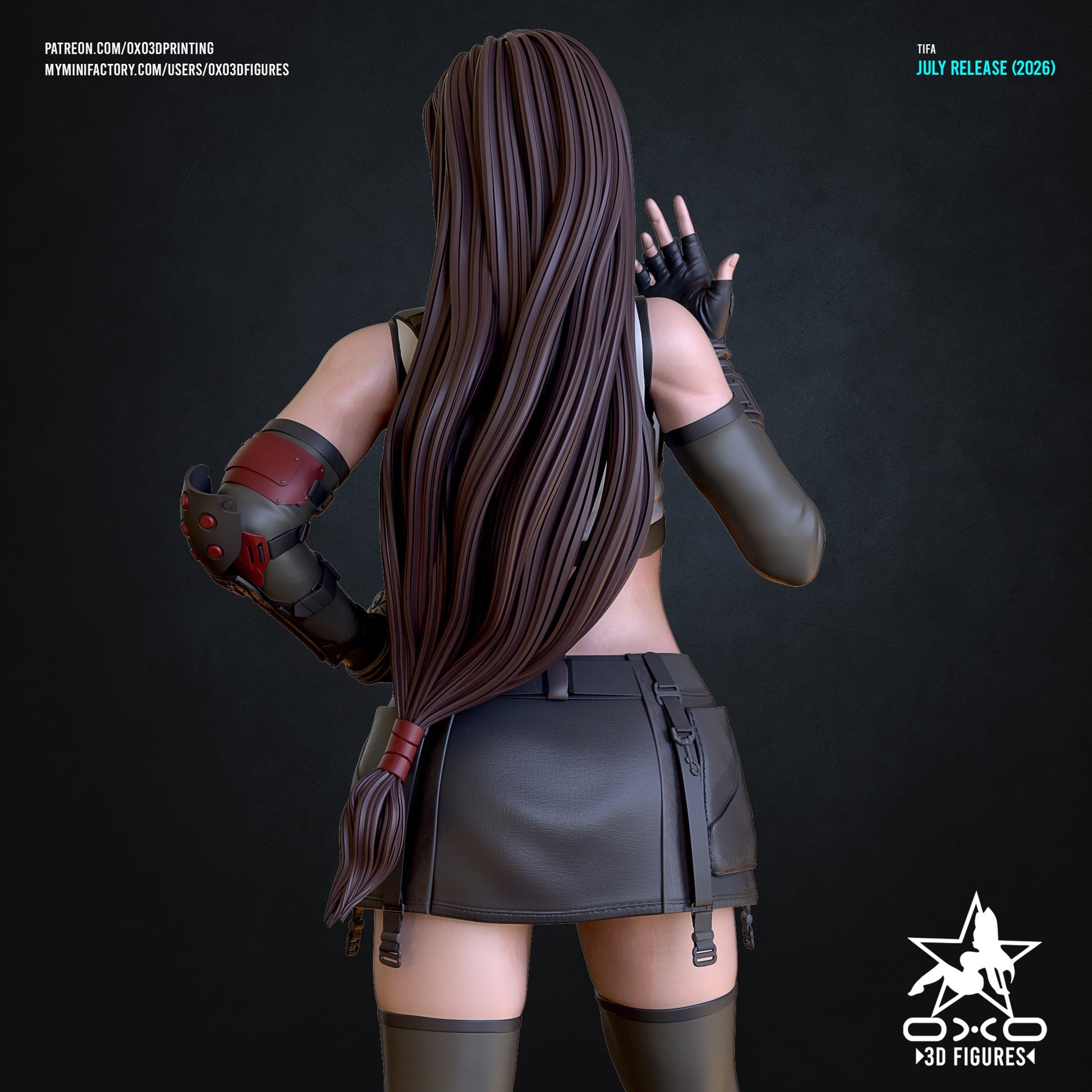 Tifa Lockhart - OXO3D - Dark Forge Arts