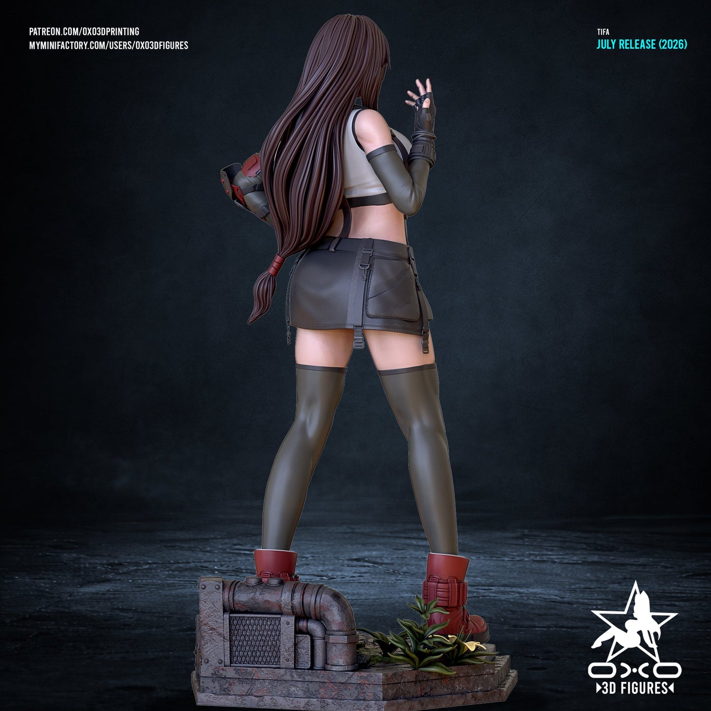 Tifa Lockhart - OXO3D - Dark Forge Arts