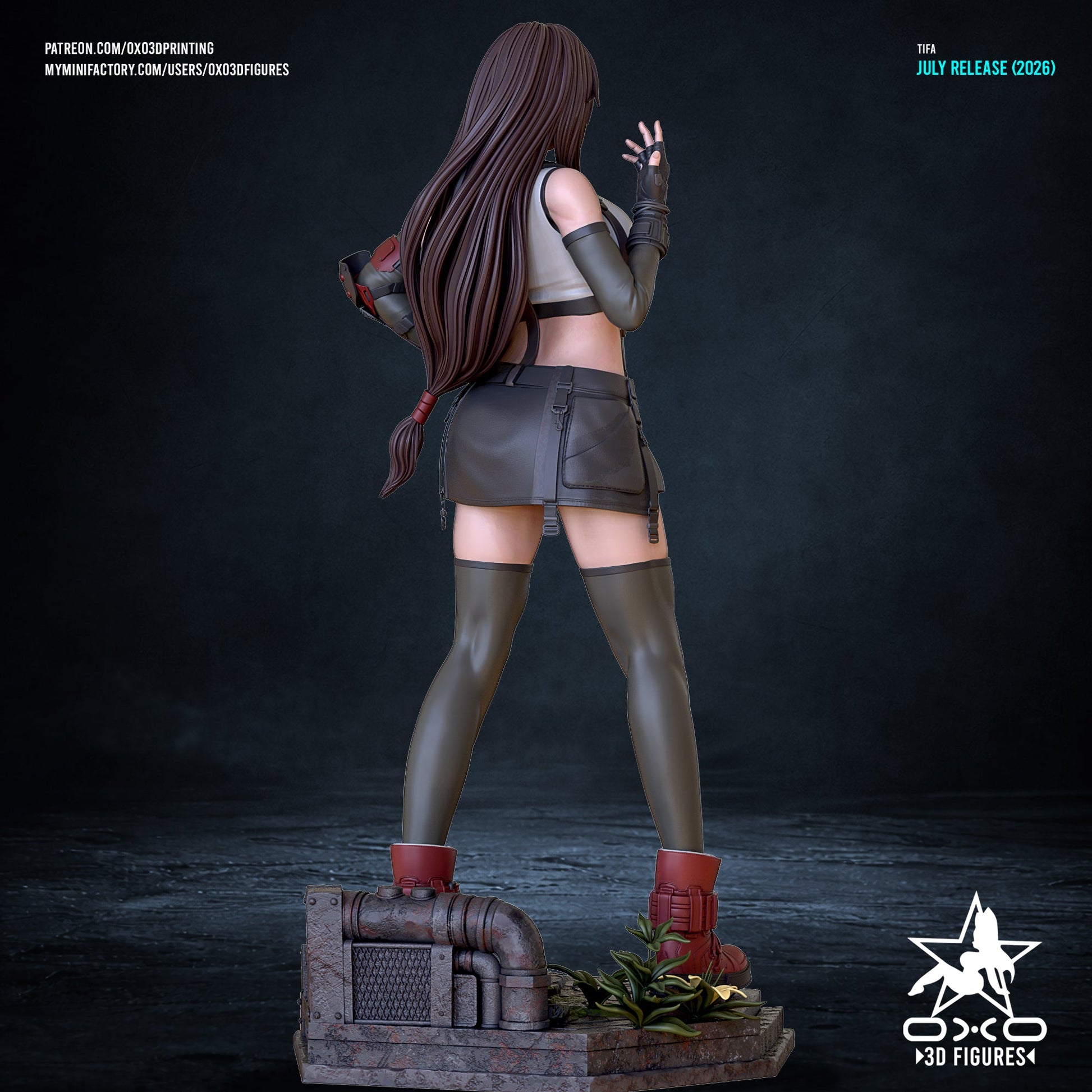 Tifa Lockhart - OXO3D - Dark Forge Arts