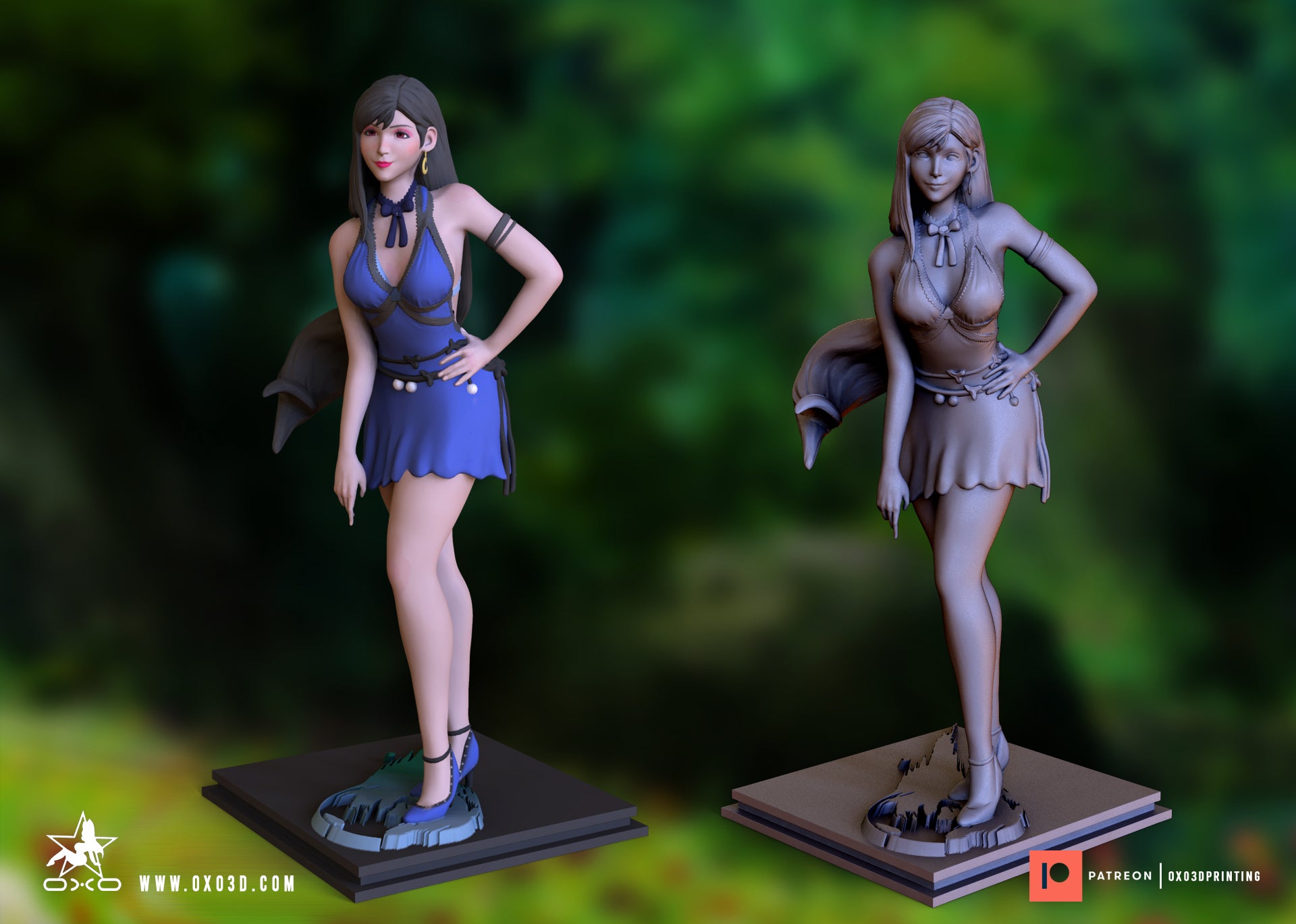 Tifa - OXO3D - Dark Forge Arts