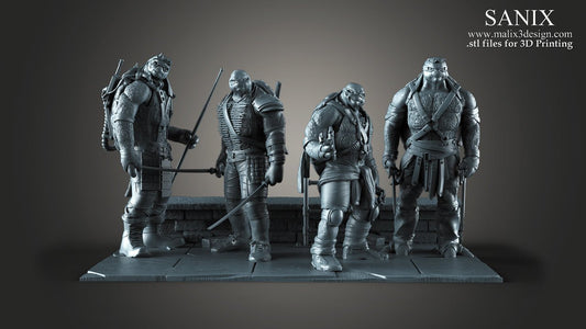 TMNT - Sanix3D - Dark Forge Arts