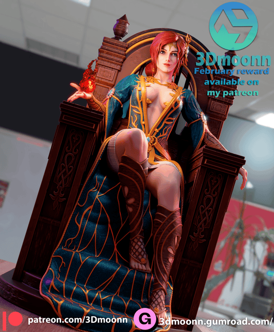 Triss Merigold - 3DMoonn - Dark Forge Arts