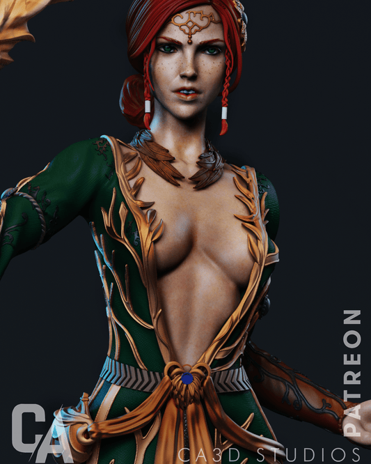 Triss Merigold - CA 3D Studios - Dark Forge Arts