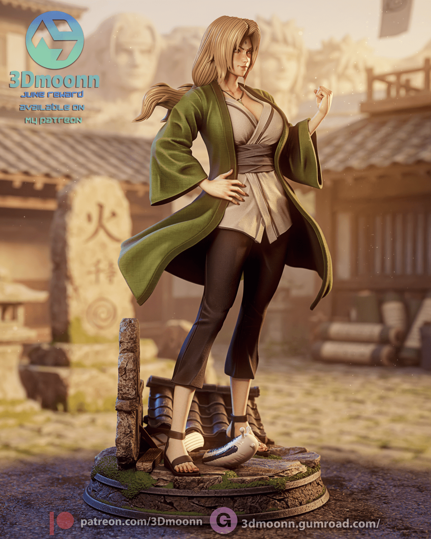 Tsunade Senju - 3DMoonn - Dark Forge Arts