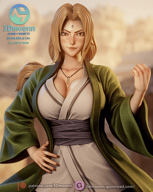 Tsunade Senju - 3DMoonn - Dark Forge Arts