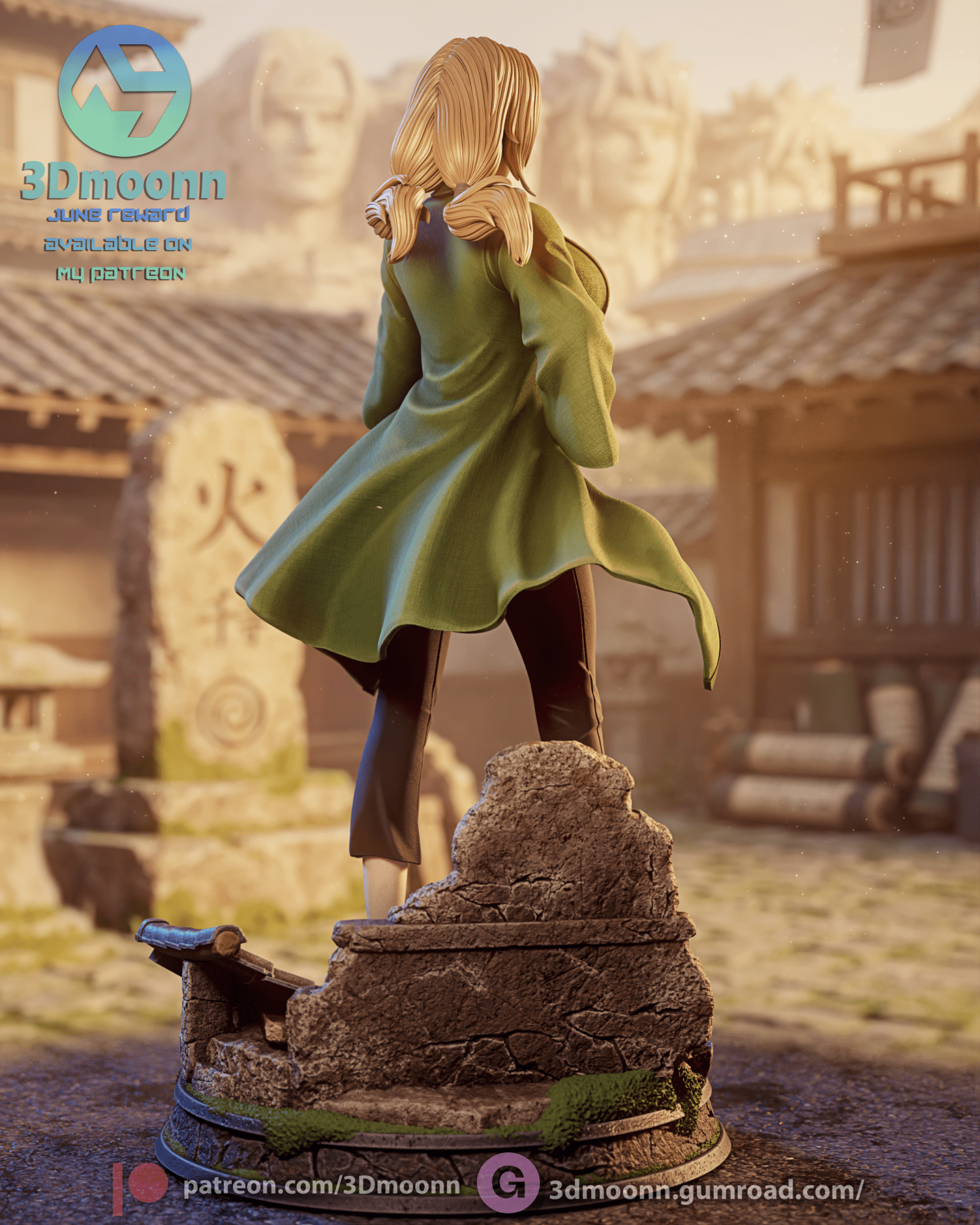 Tsunade Senju - 3DMoonn - Dark Forge Arts