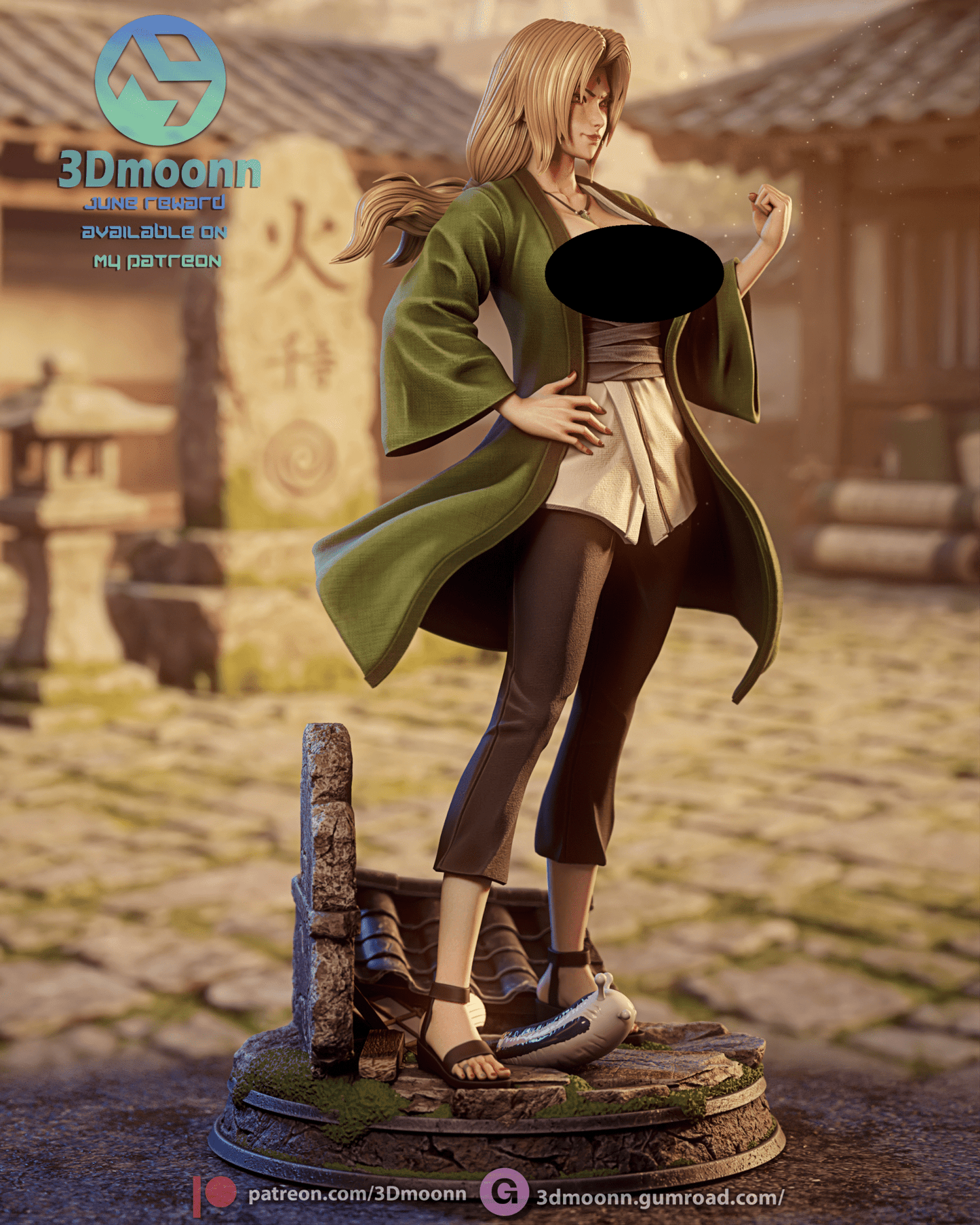 Tsunade Senju - 3DMoonn - Dark Forge Arts