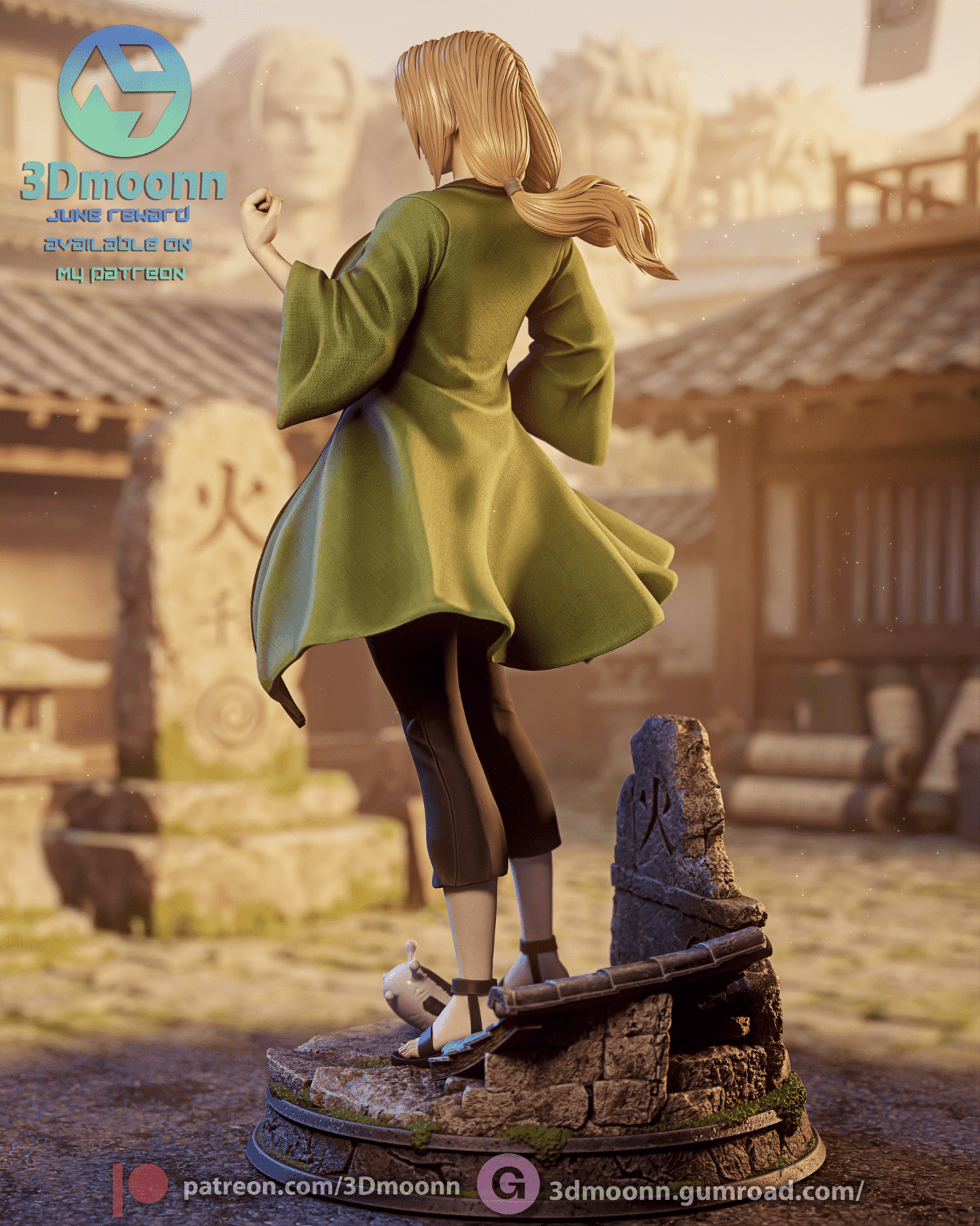 Tsunade Senju - 3DMoonn - Dark Forge Arts
