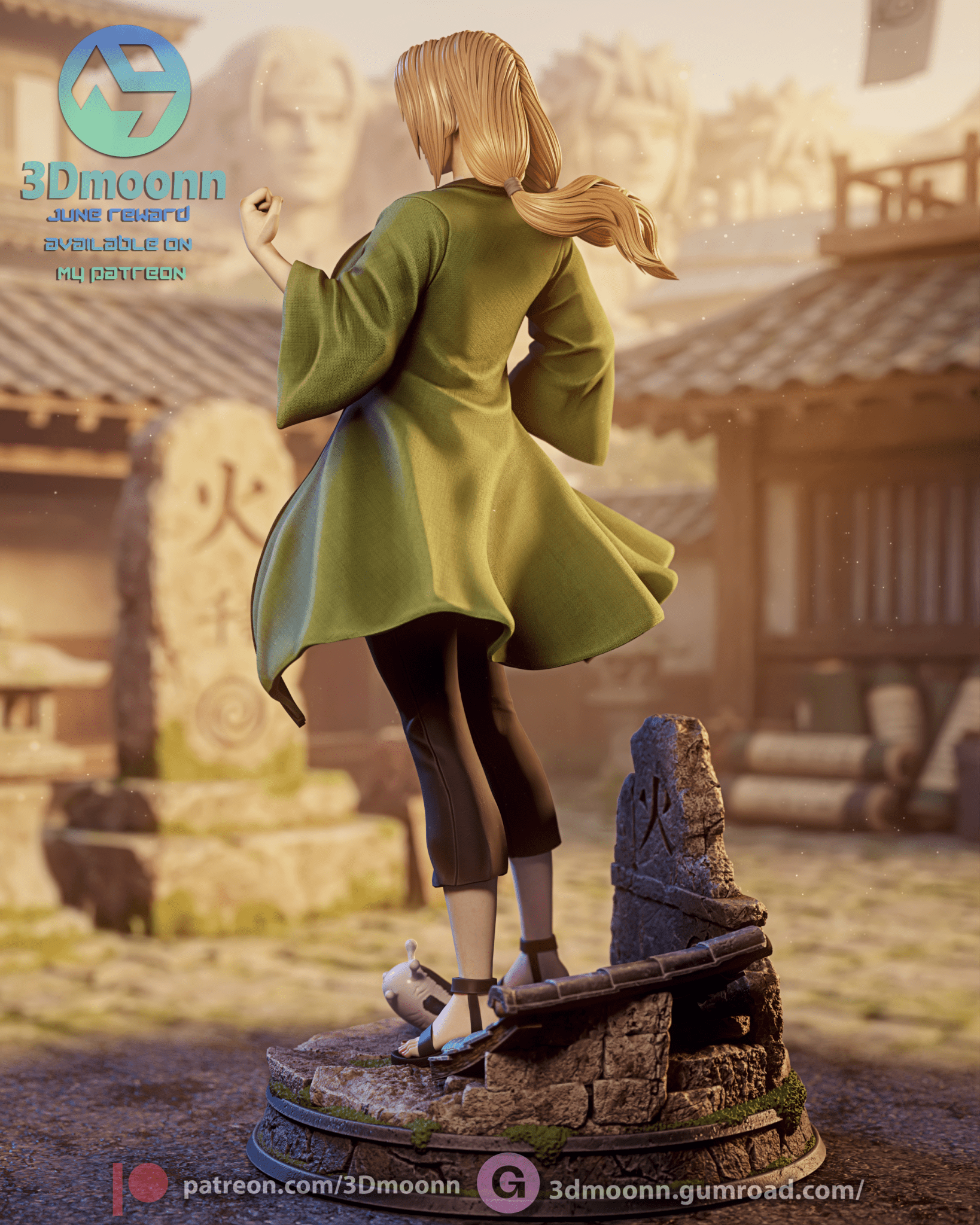 Tsunade Senju - 3DMoonn - Dark Forge Arts