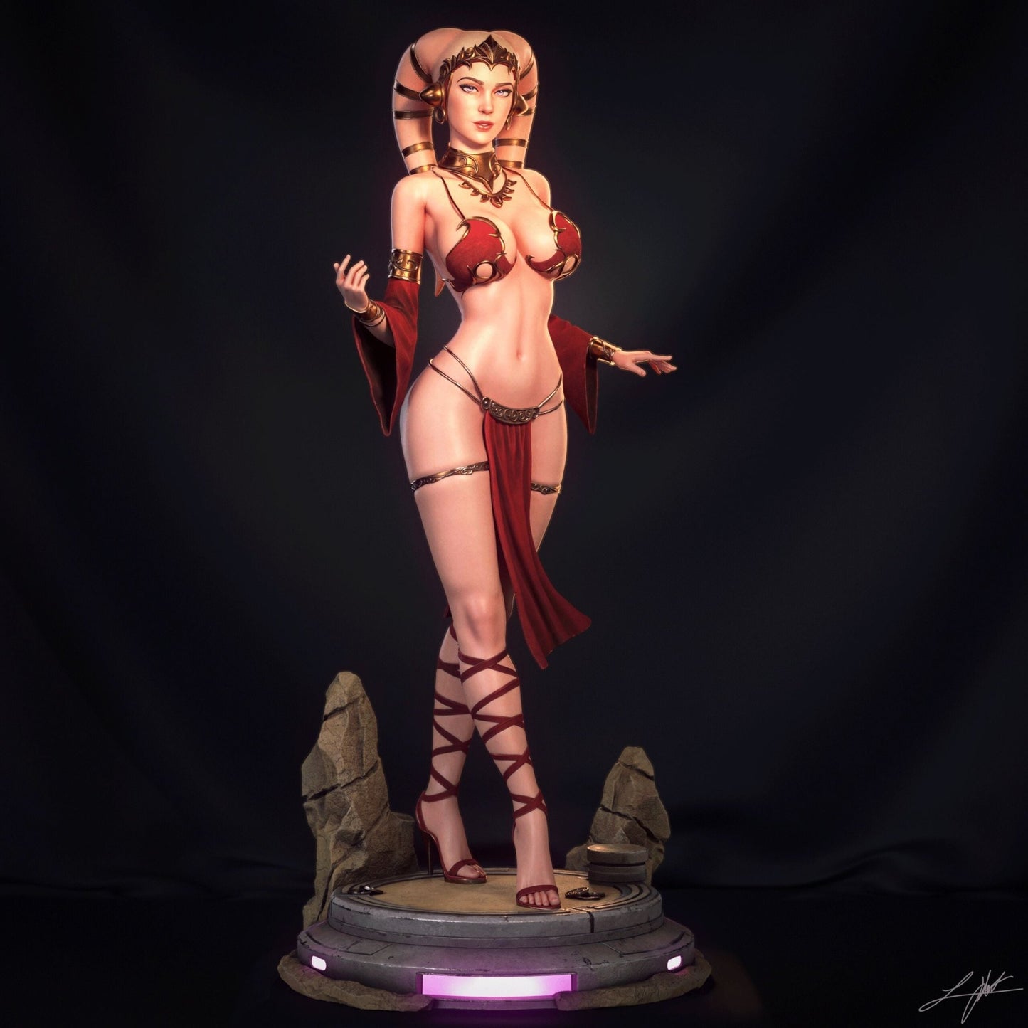 Twilek Hostess - Abe3D - Dark Forge Arts