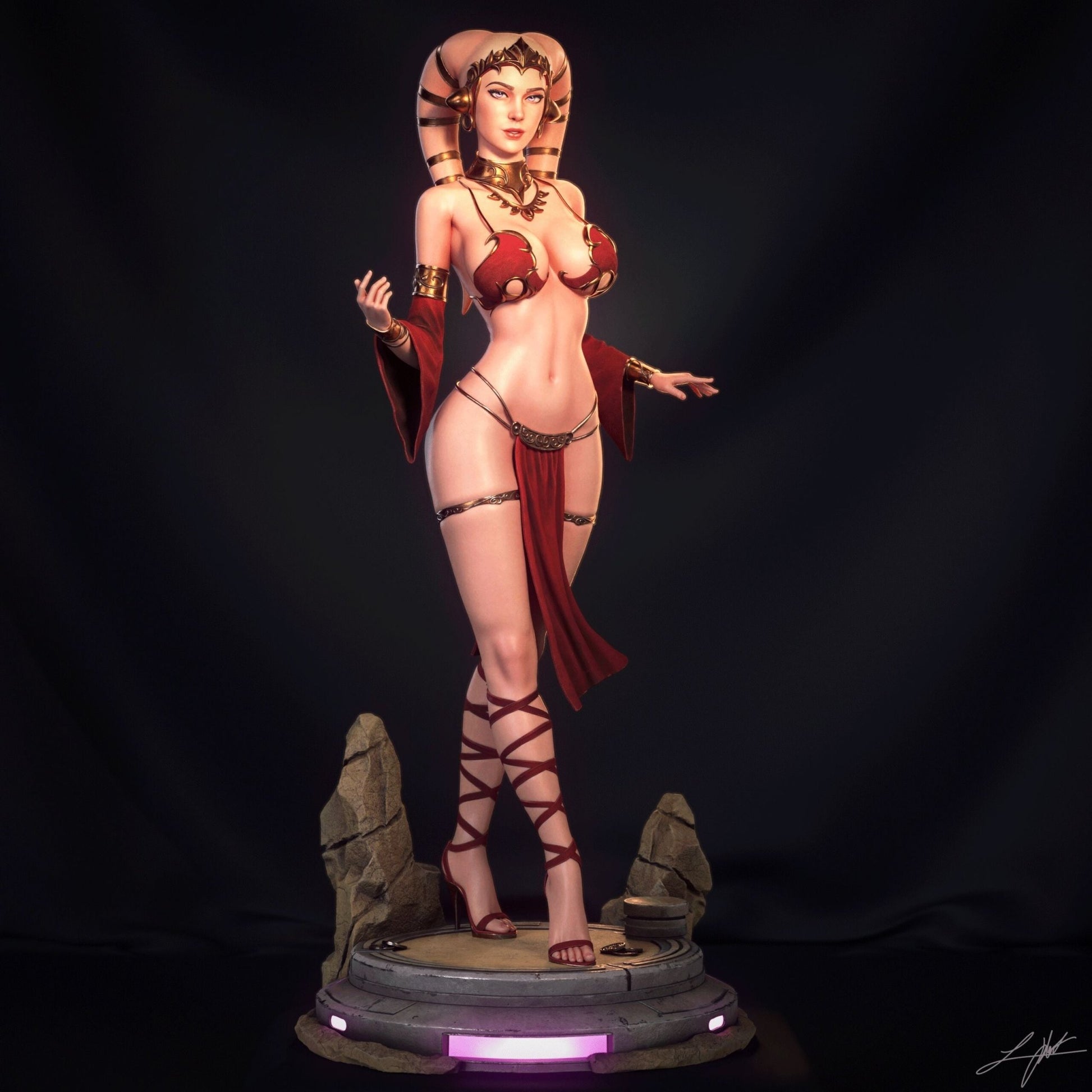Twilek Hostess - Abe3D - Dark Forge Arts