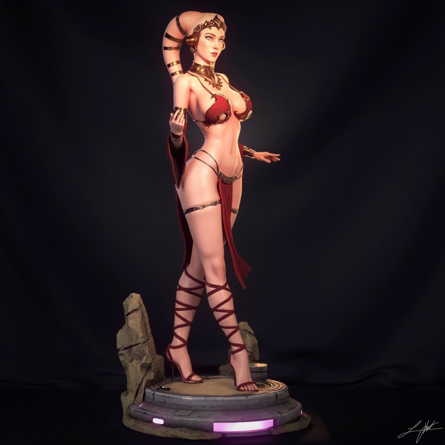 Twilek Hostess - Abe3D - Dark Forge Arts