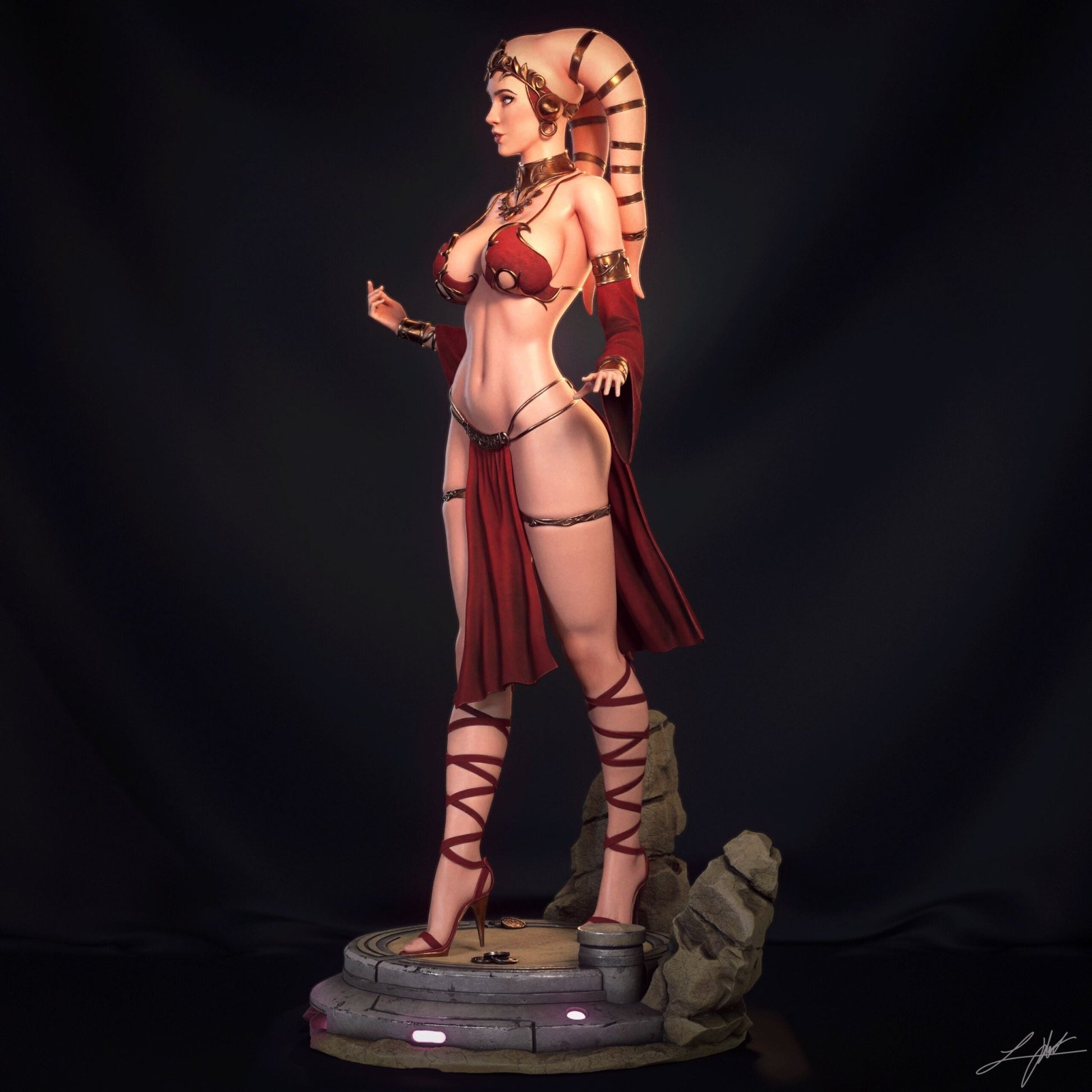 Twilek Hostess - Abe3D - Dark Forge Arts
