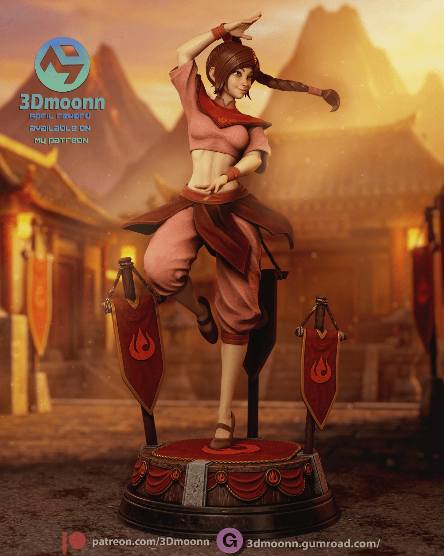 Ty Lee - 3DMoonn - Dark Forge Arts