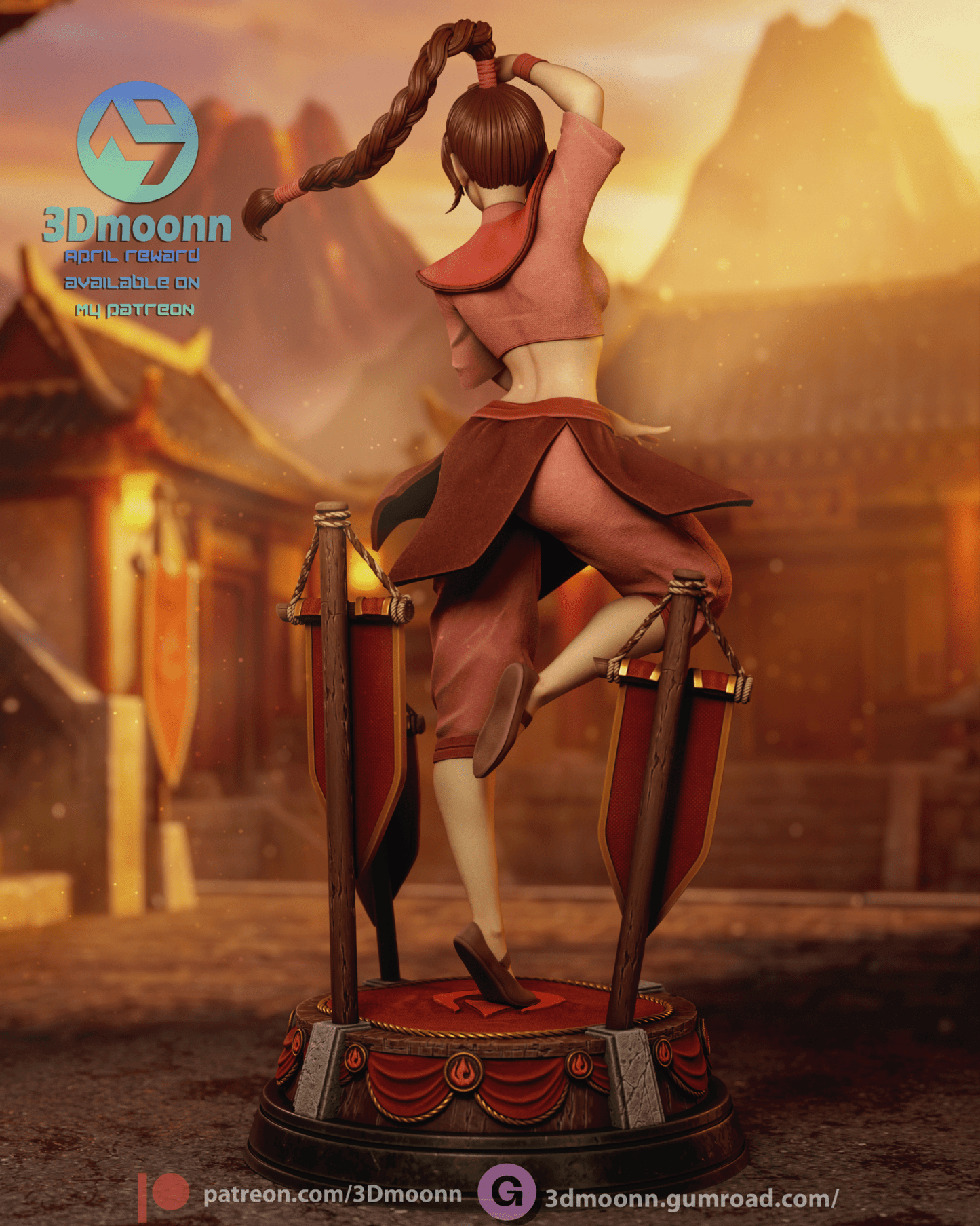 Ty Lee - 3DMoonn - Dark Forge Arts