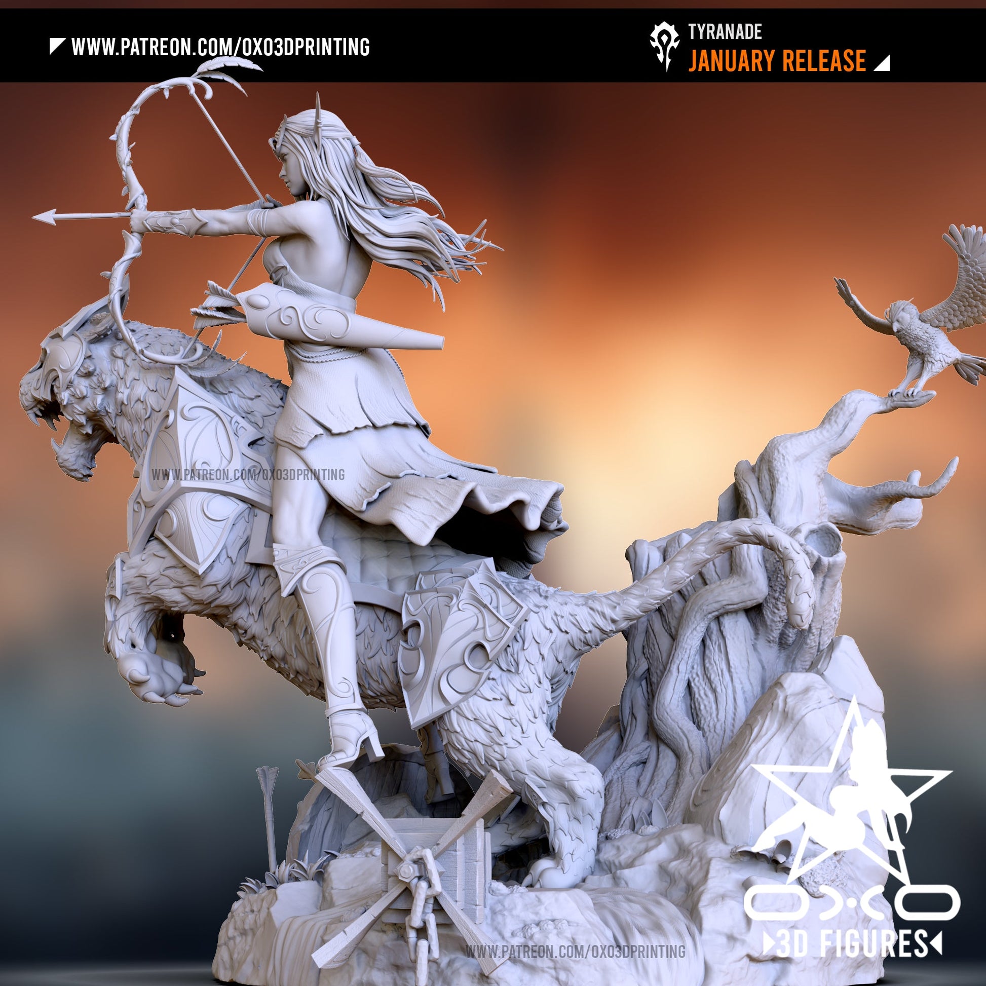 Tyrande - OXO3D - Dark Forge Arts