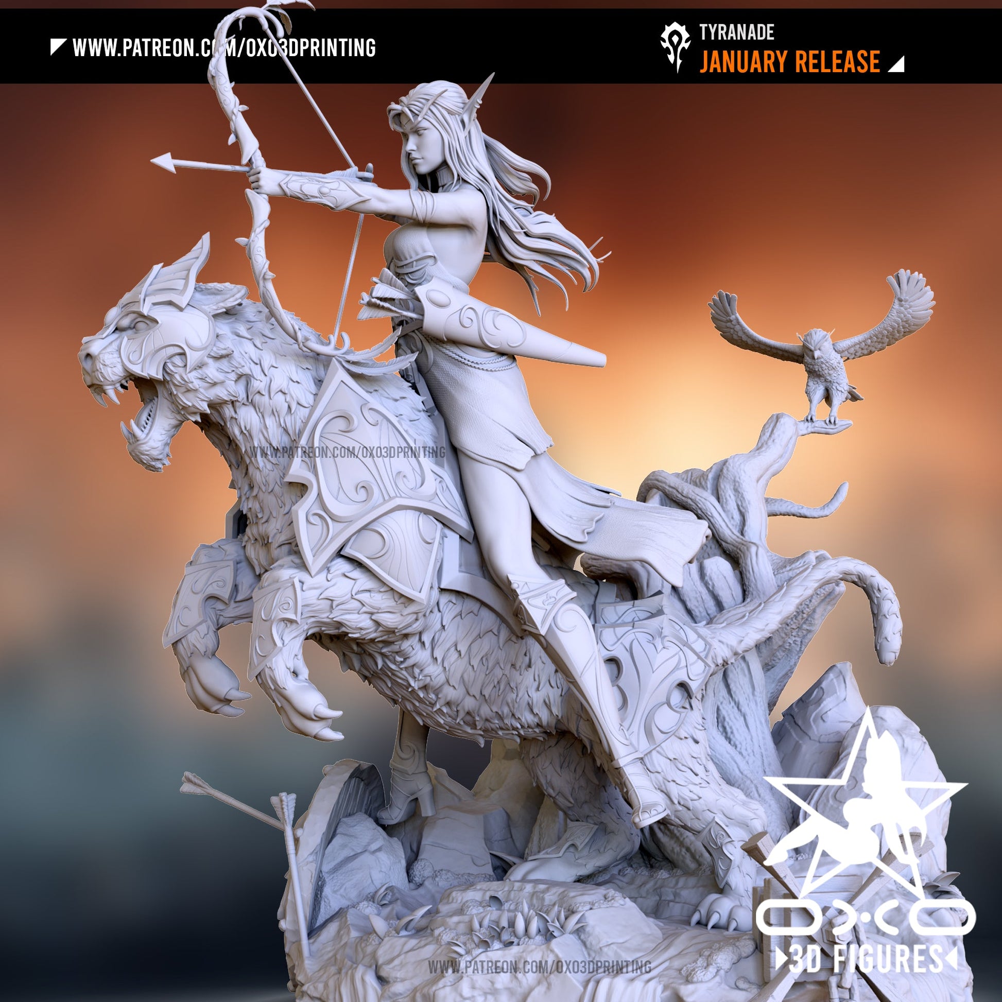 Tyrande - OXO3D - Dark Forge Arts