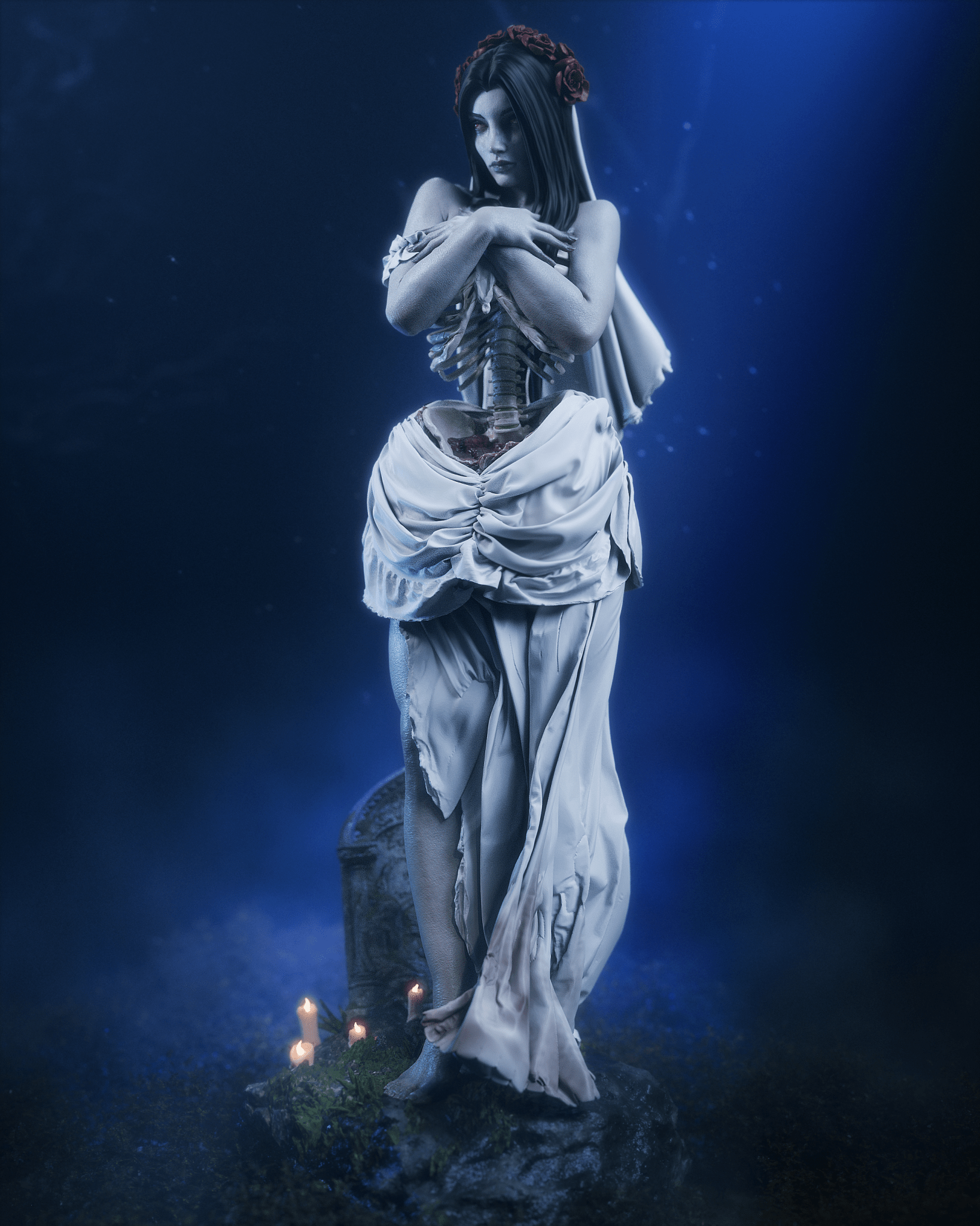 Undead Bride - CA 3D Studios - Dark Forge Arts