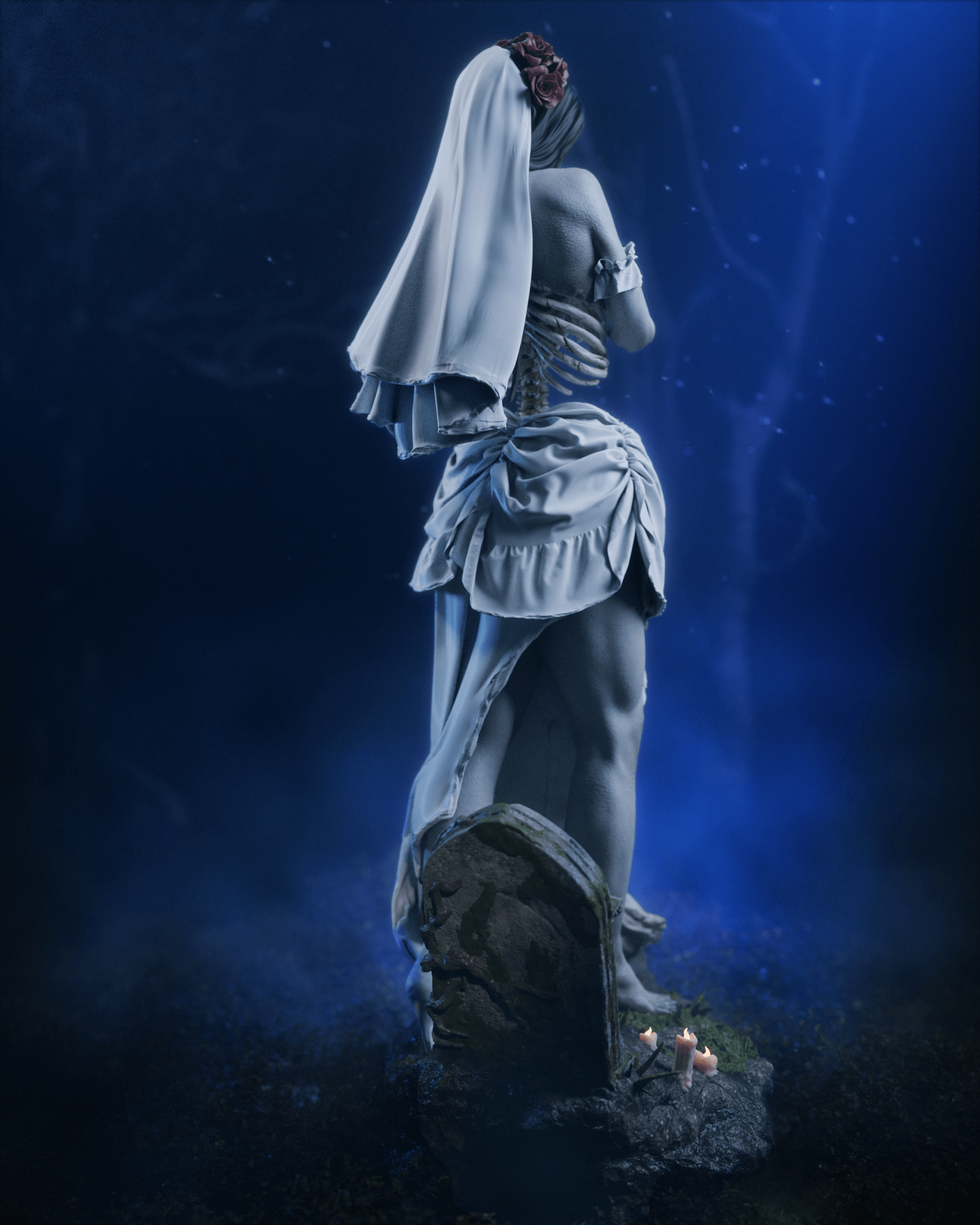 Undead Bride - CA 3D Studios - Dark Forge Arts