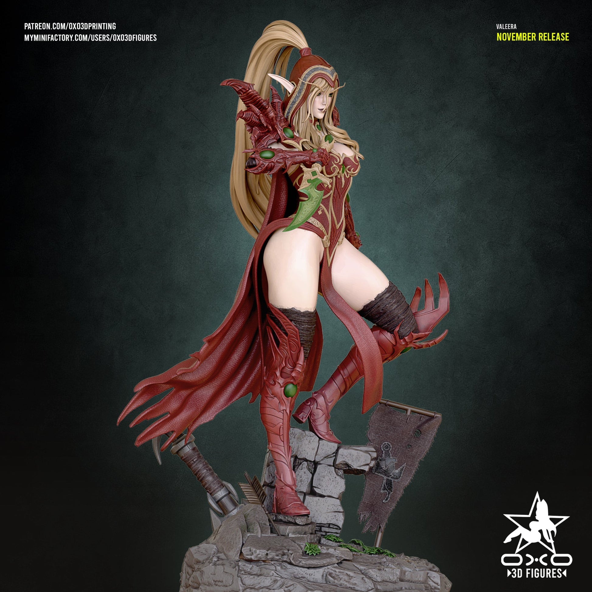Valeera Sanguinar - OXO3D - Dark Forge Arts