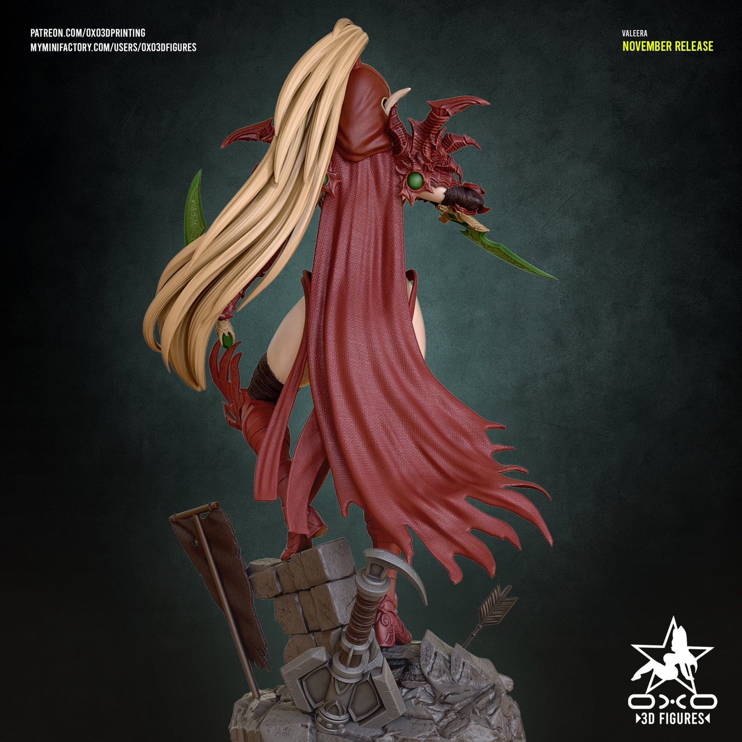 Valeera Sanguinar - OXO3D - Dark Forge Arts