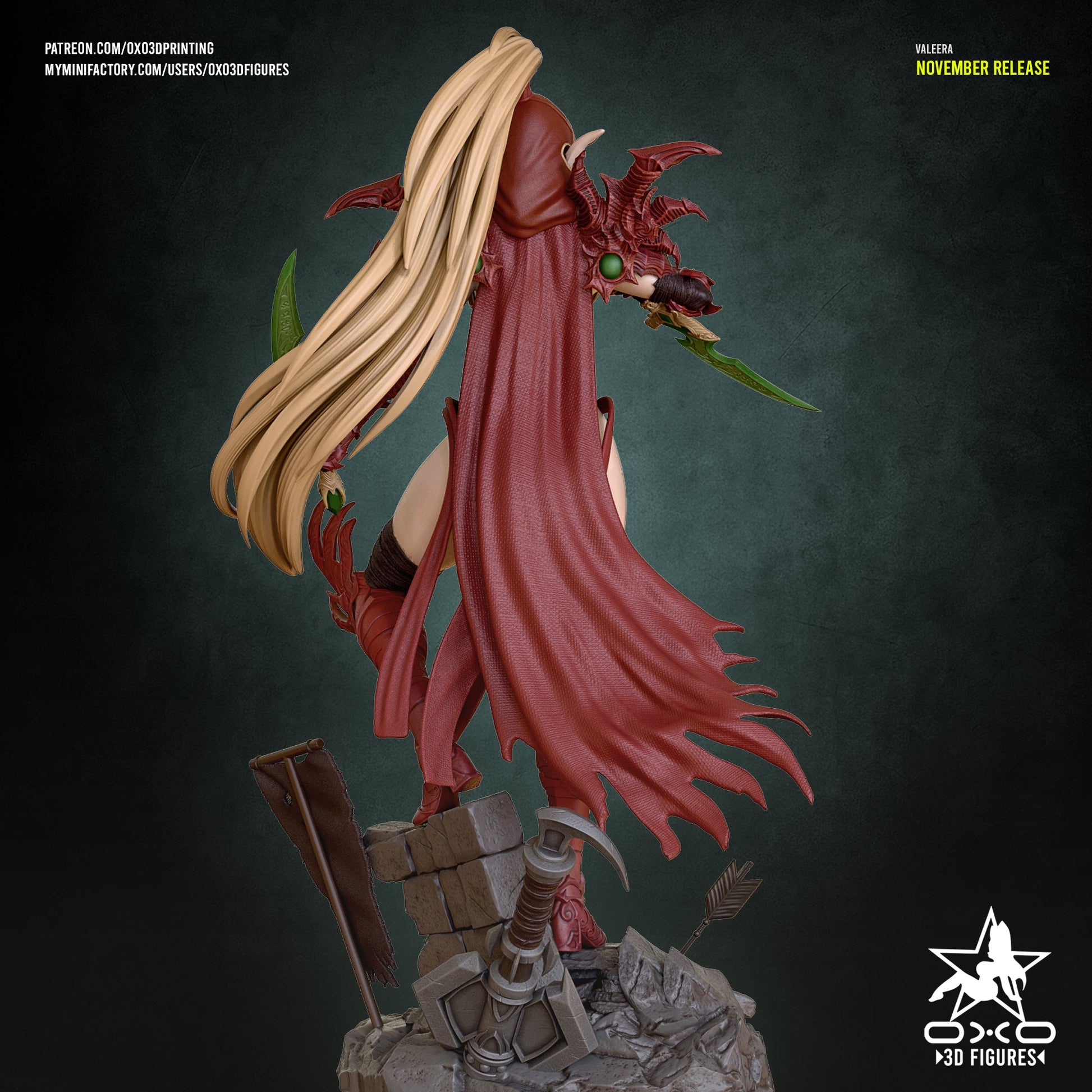 Valeera Sanguinar - OXO3D - Dark Forge Arts