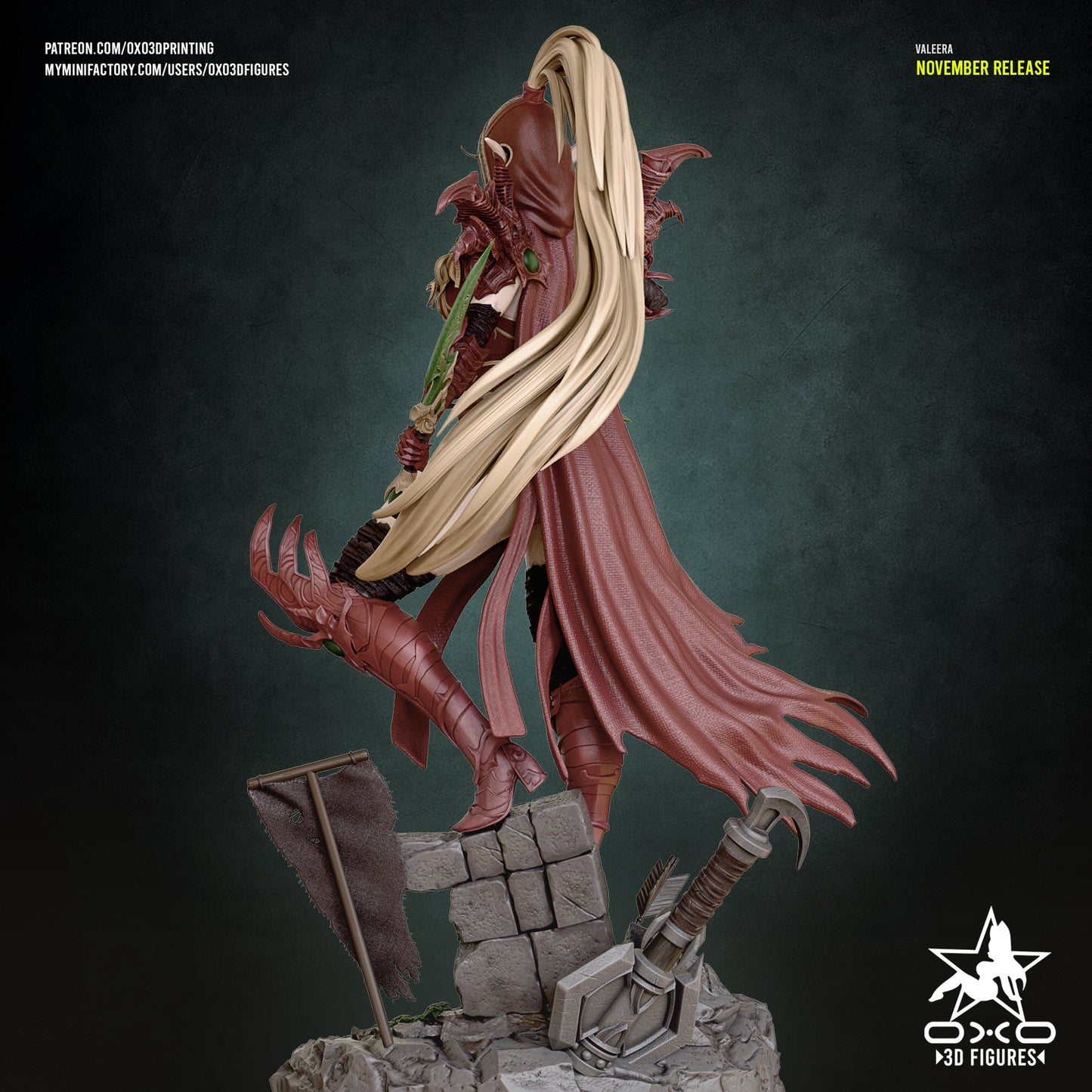 Valeera Sanguinar - OXO3D - Dark Forge Arts