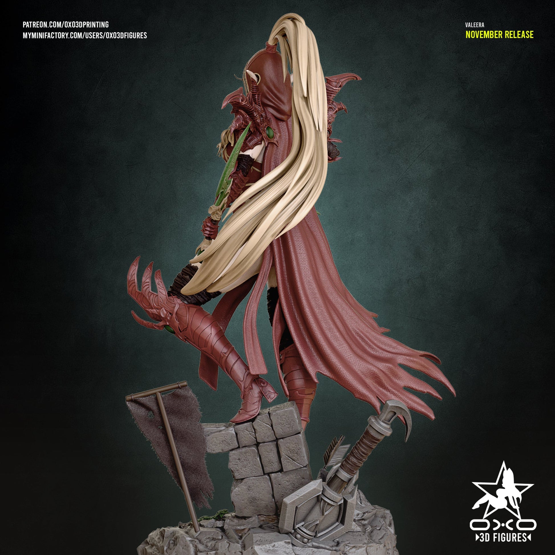 Valeera Sanguinar - OXO3D - Dark Forge Arts