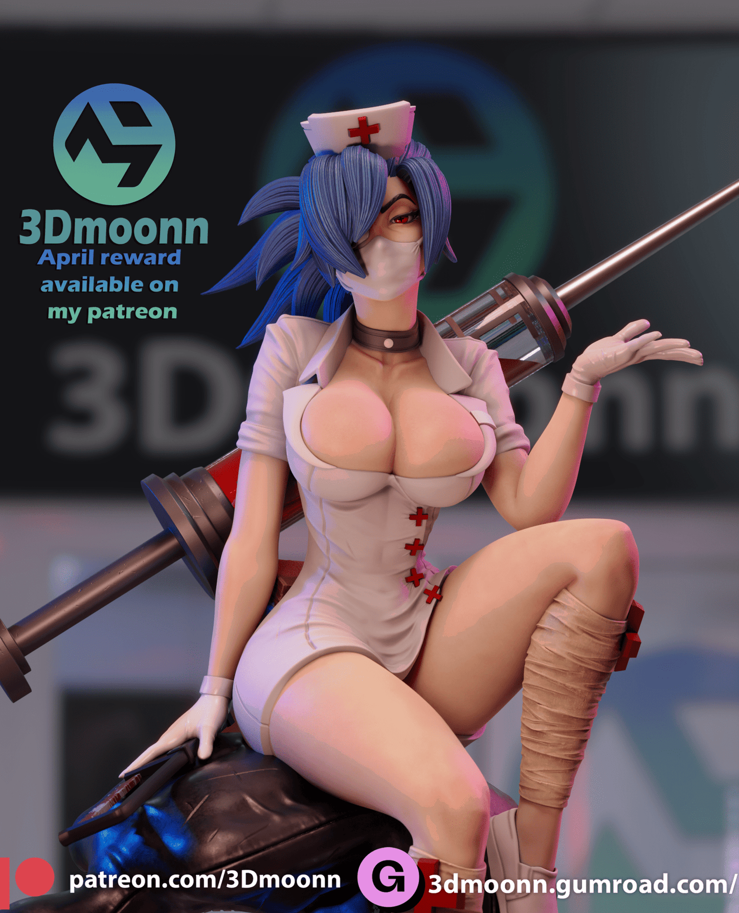 Valentine Skullgirls - 3DMoonn - Dark Forge Arts
