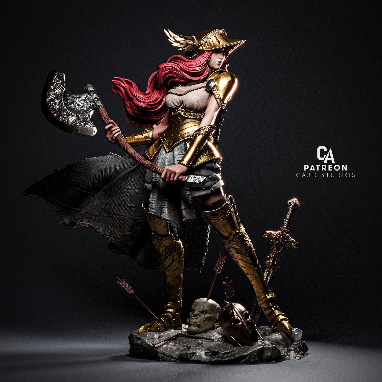 Valkyrie - CA 3D Studios - Dark Forge Arts