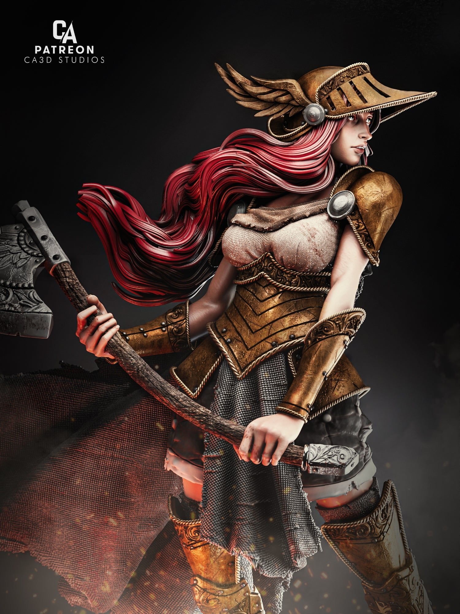 Valkyrie - CA 3D Studios - Dark Forge Arts