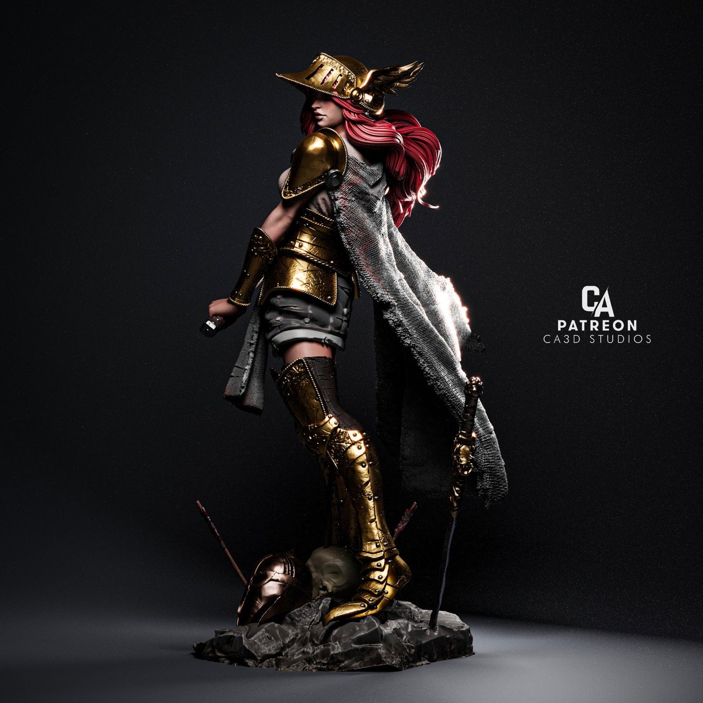 Valkyrie - CA 3D Studios - Dark Forge Arts
