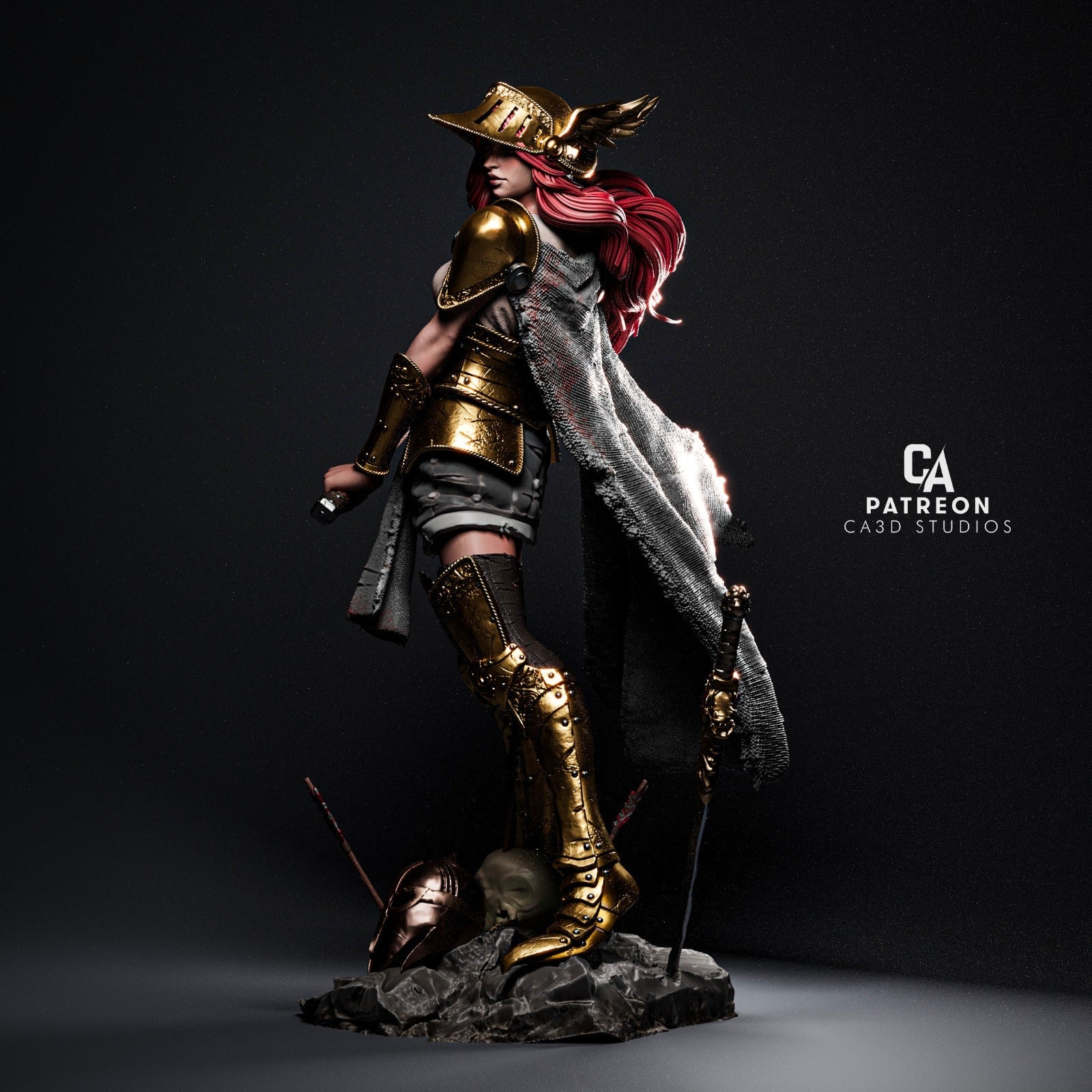 Valkyrie - CA 3D Studios - Dark Forge Arts