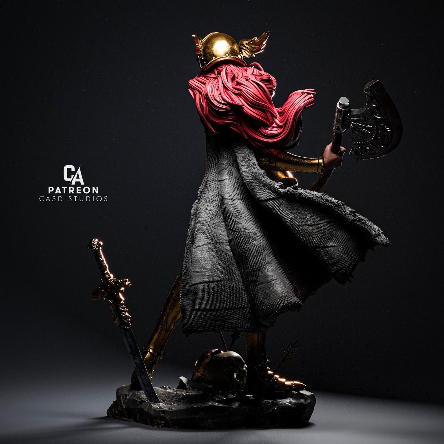 Valkyrie - CA 3D Studios - Dark Forge Arts