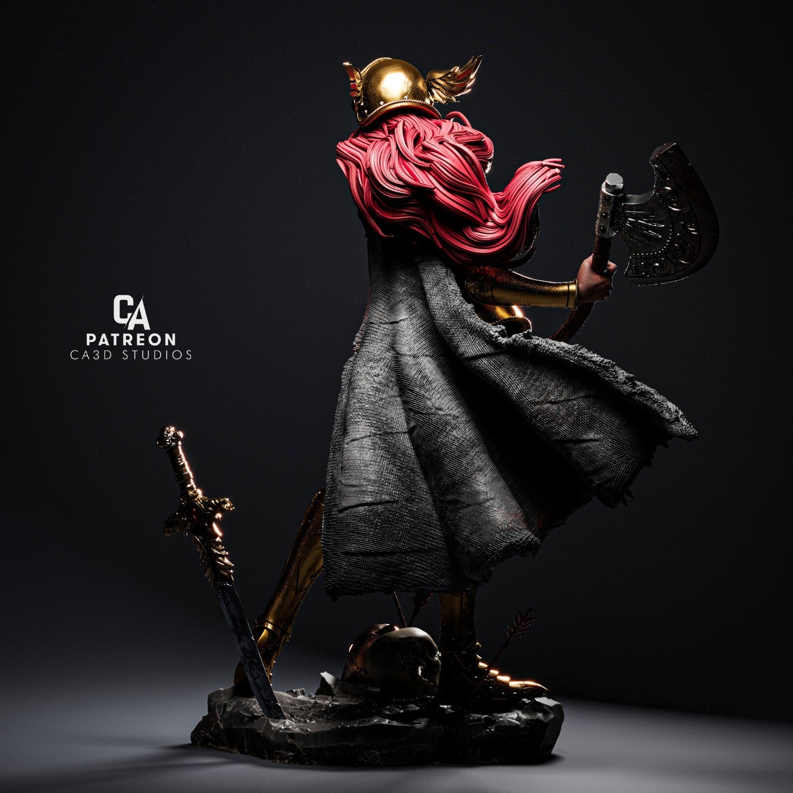 Valkyrie - CA 3D Studios - Dark Forge Arts