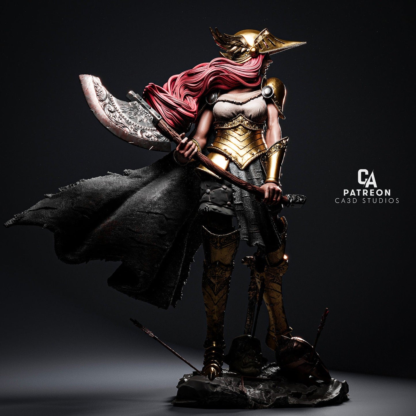 Valkyrie - CA 3D Studios - Dark Forge Arts