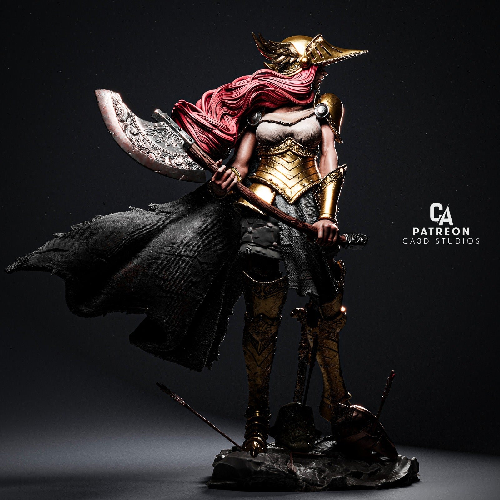 Valkyrie - CA 3D Studios - Dark Forge Arts