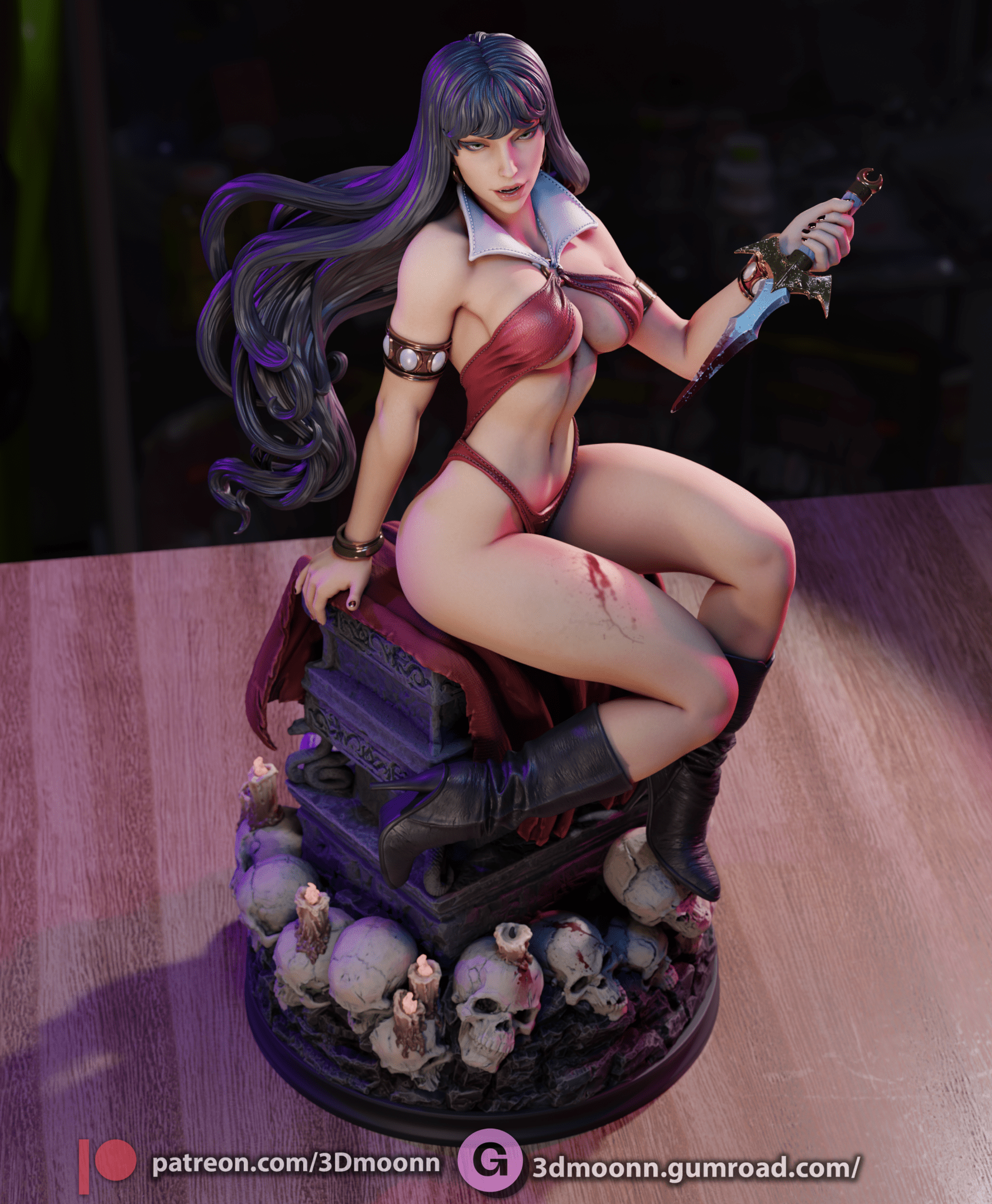 Vampirella - 3DMoonn - Dark Forge Arts