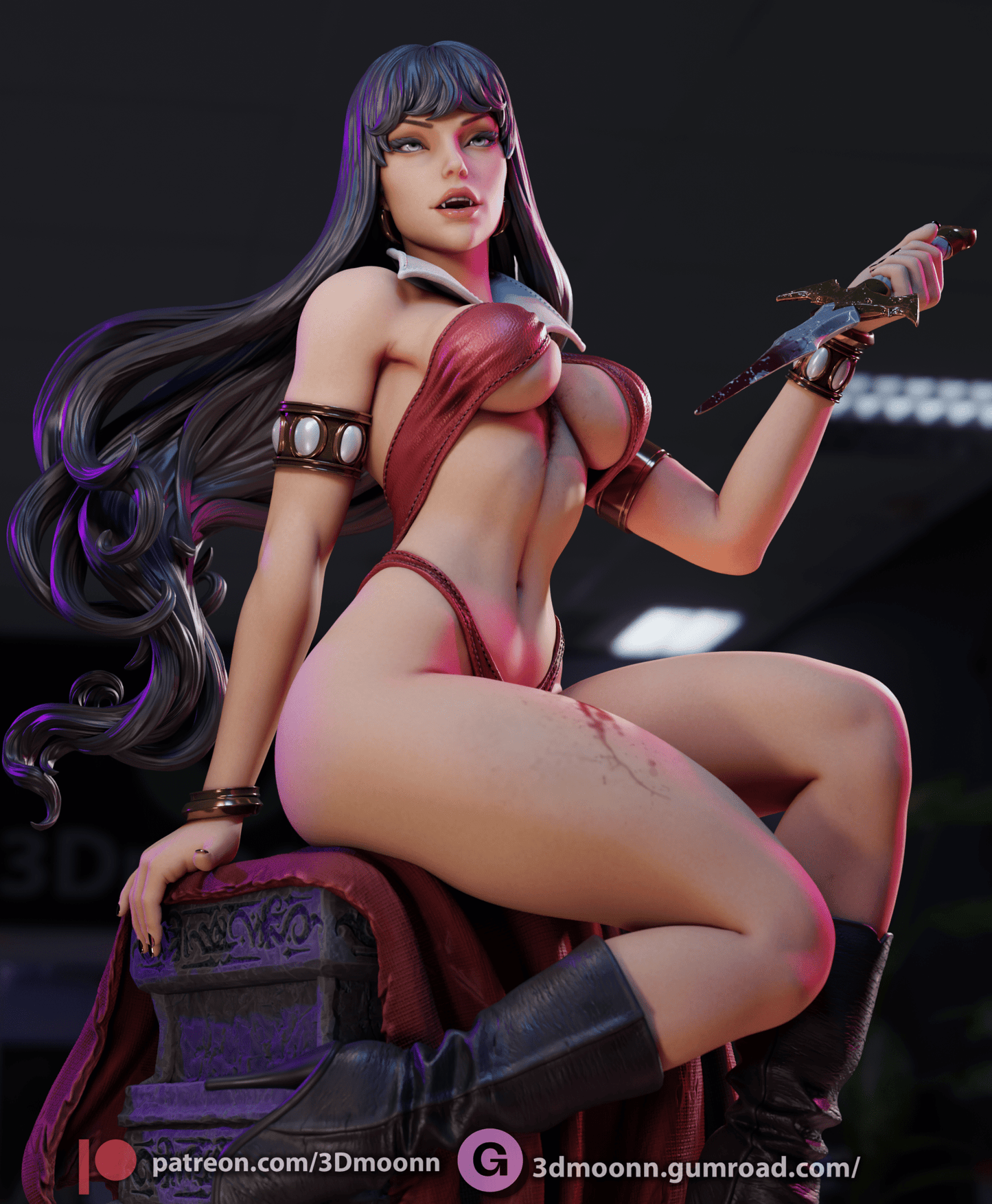 Vampirella - 3DMoonn - Dark Forge Arts