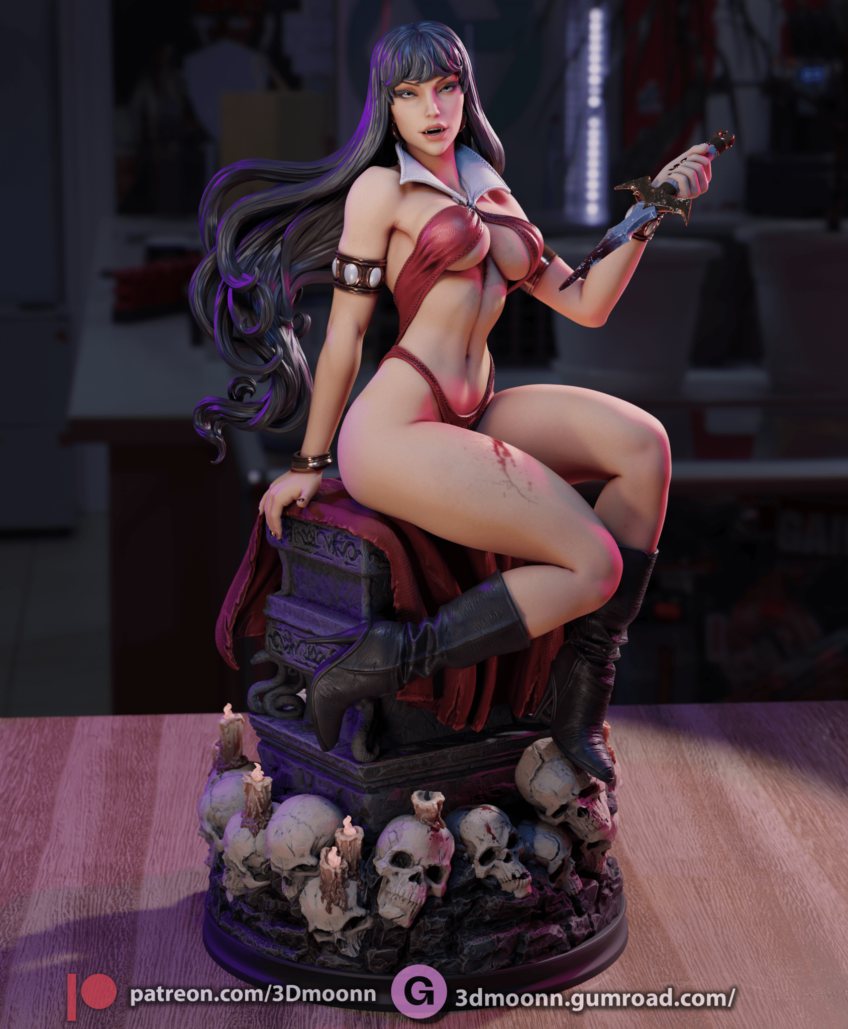 Vampirella - 3DMoonn - Dark Forge Arts